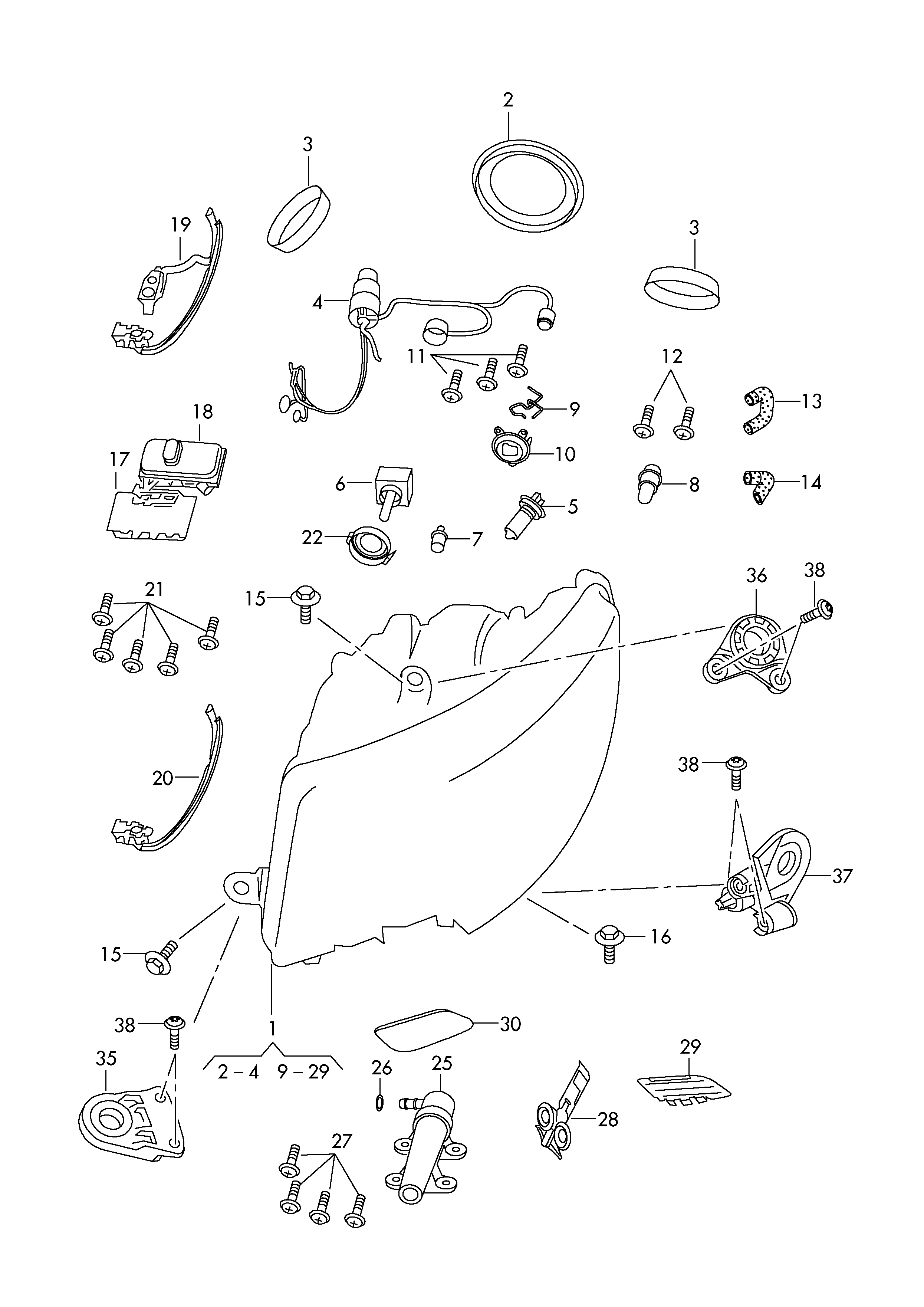 AUDI N   105 661 03 - Bulb parts5.com