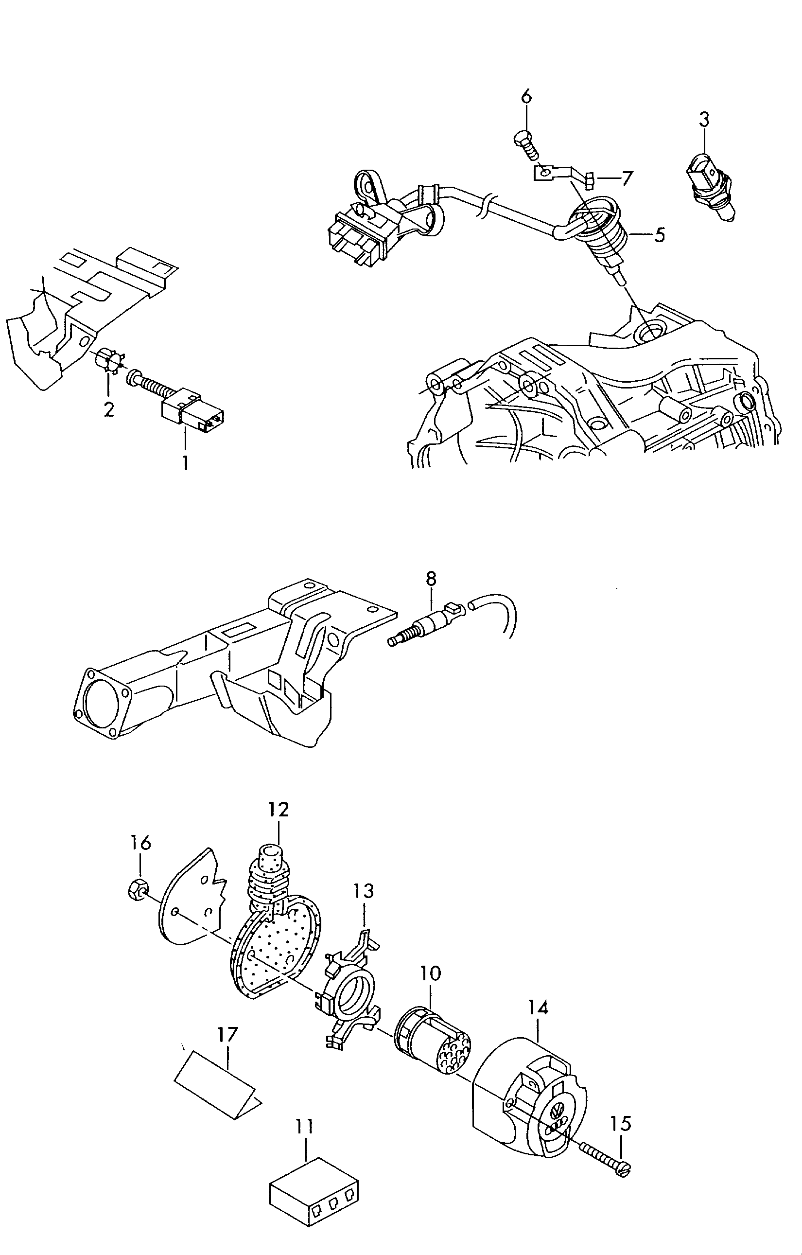 Skoda 1K2 945 511 - Brake Light Switch parts5.com