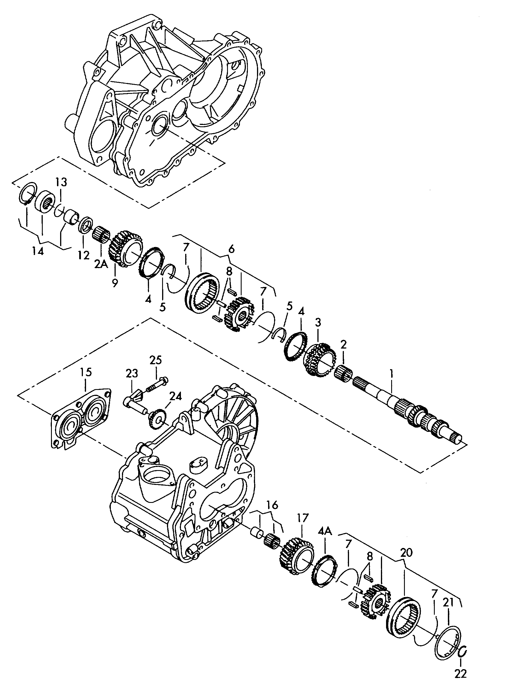 Skoda 02T 311 206 E - Lagar, cutie de viteza parts5.com