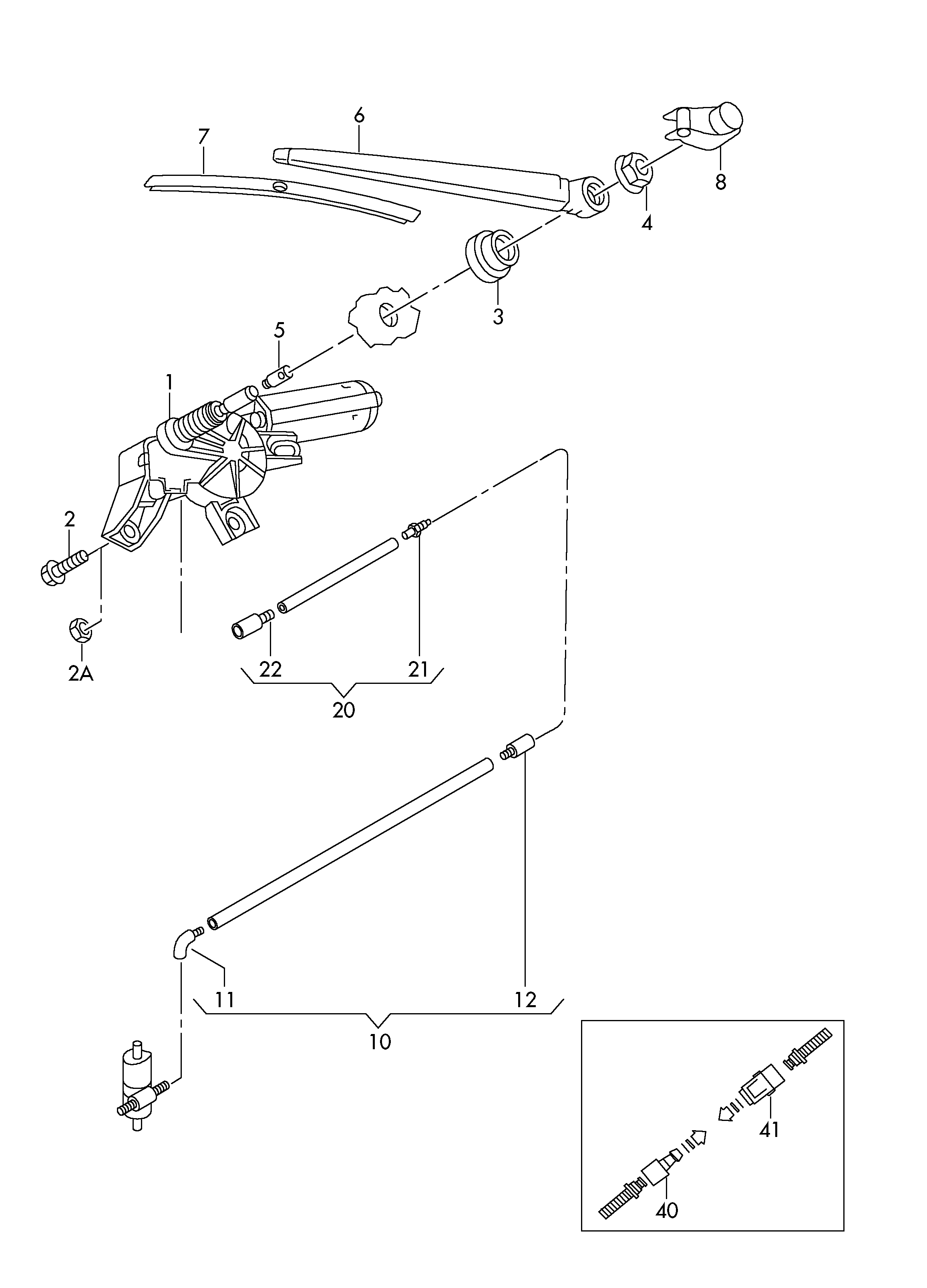 VW 5J7 955 425 - Wiper Blade parts5.com