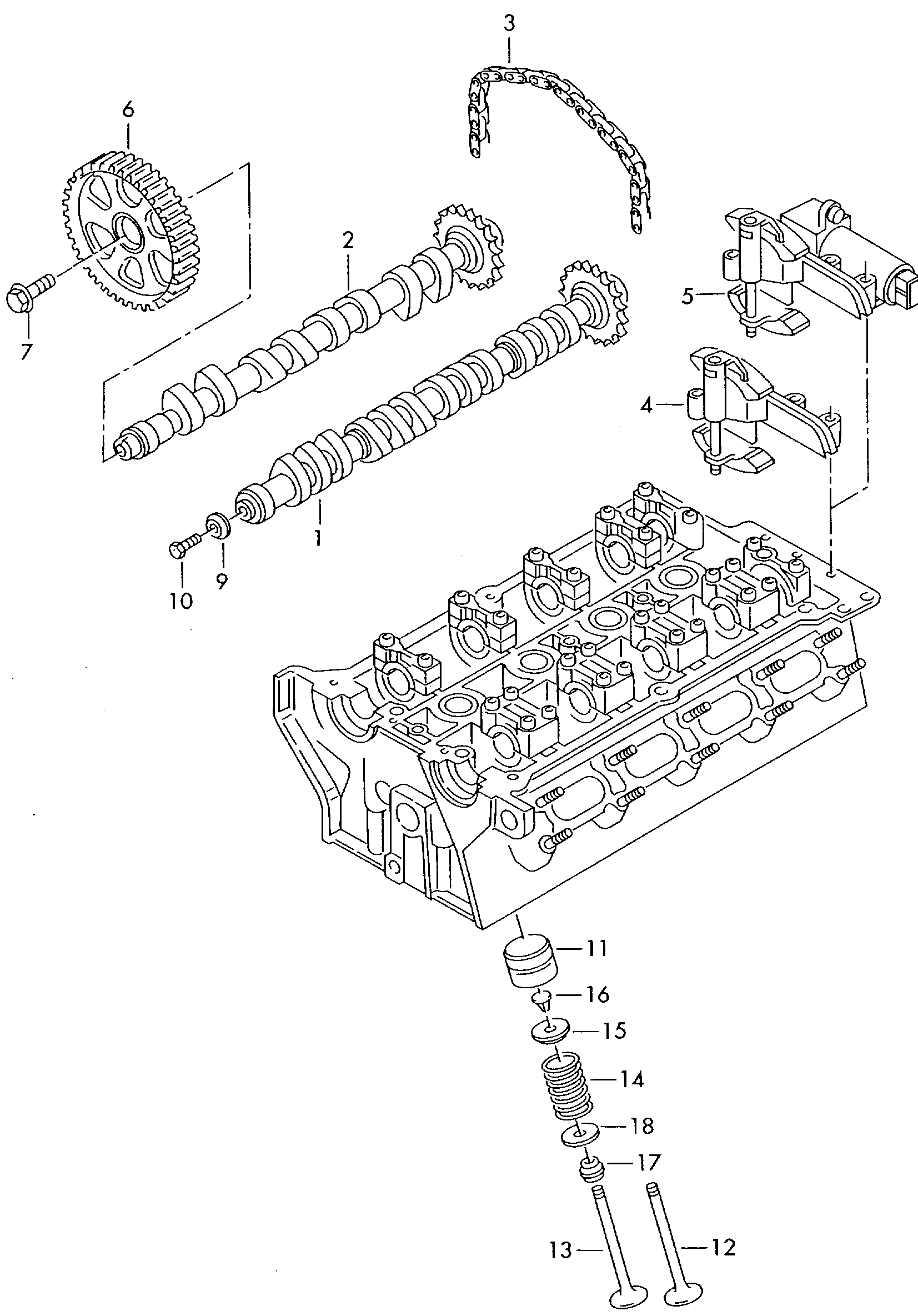 AUDI 06B109111 - Gear, camshaft parts5.com