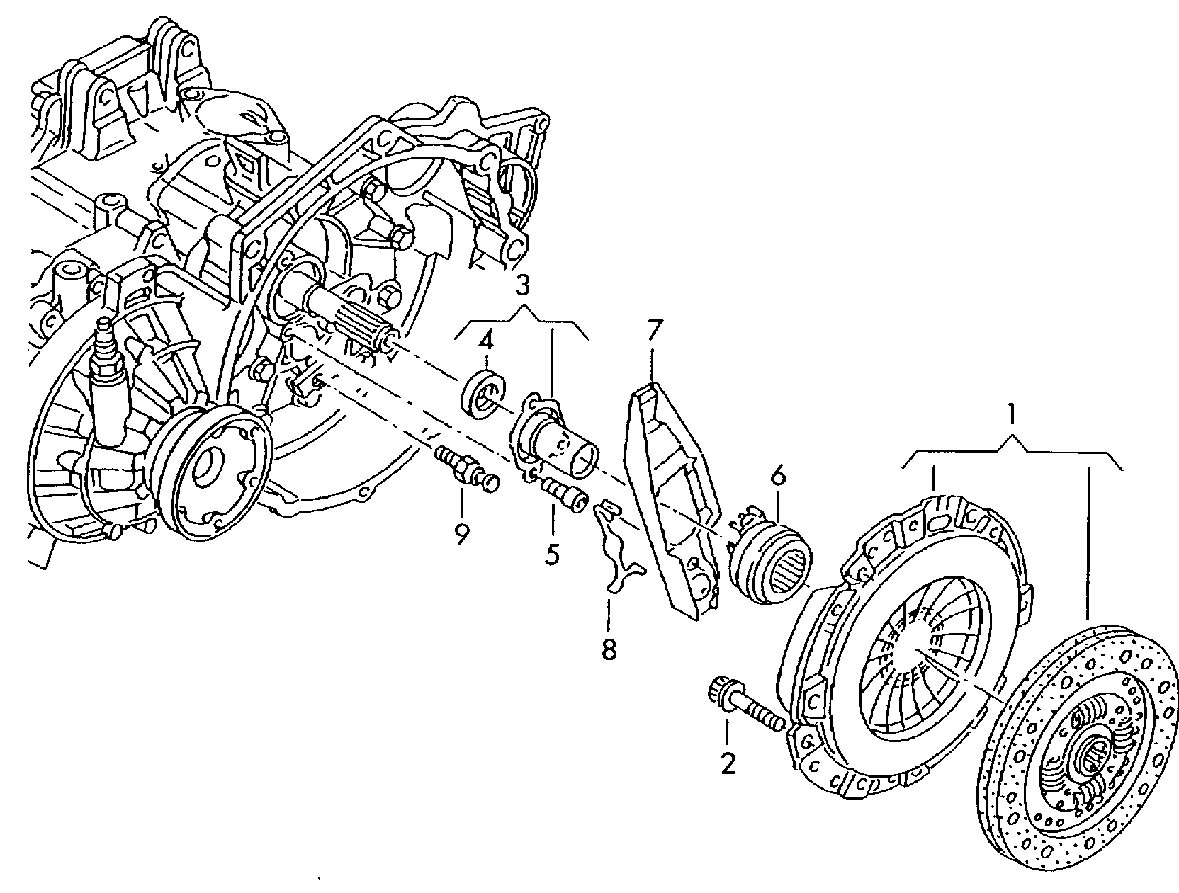 Seat 038141032 - Komplet spojke parts5.com