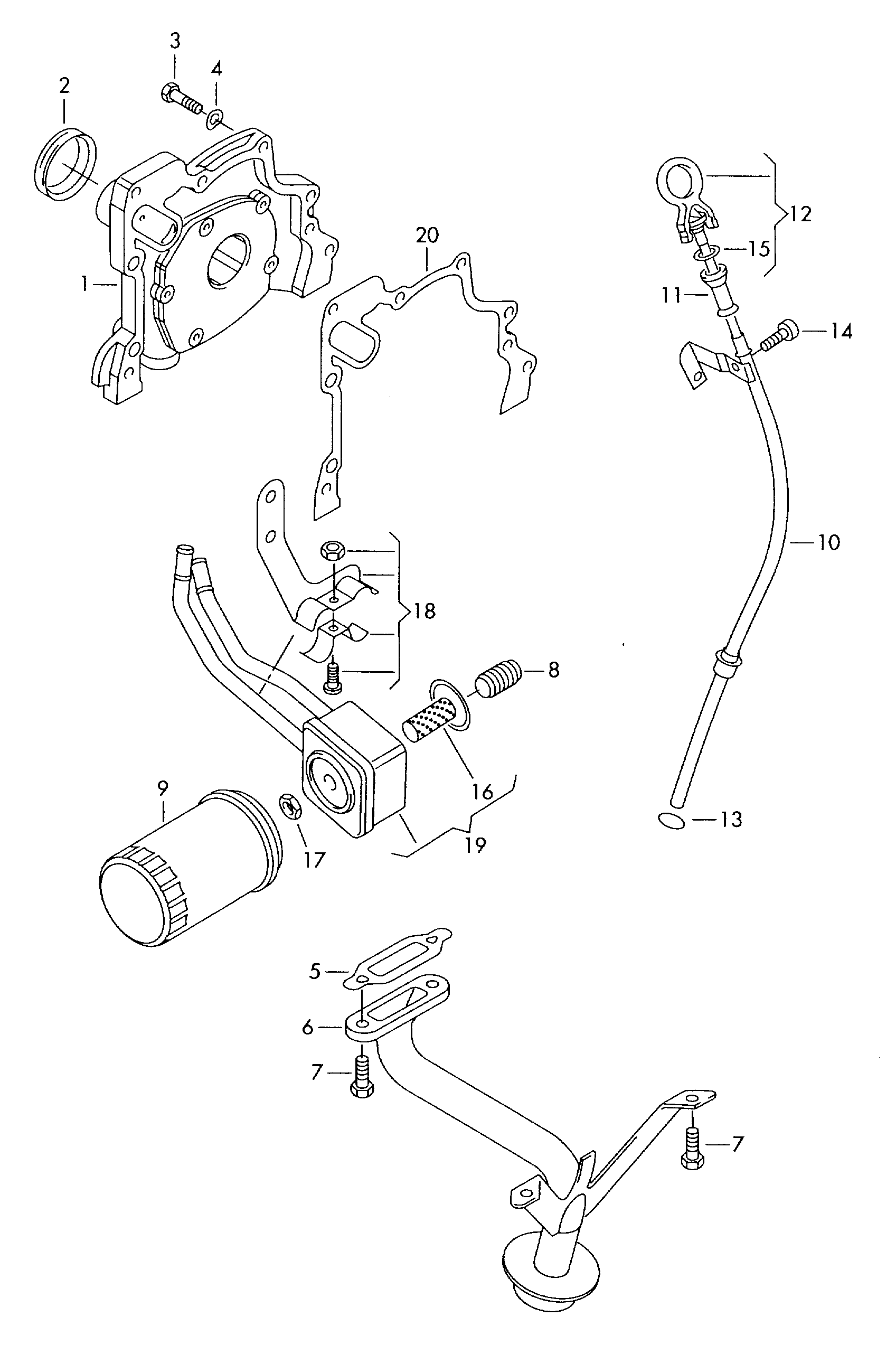 AUDI 030 115 561 AN - Маслен филтър parts5.com