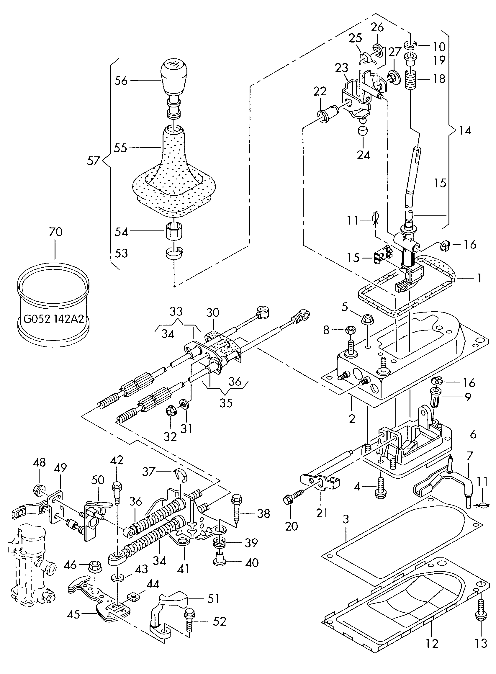 AUDI 357 711 217 - Bush, selector / shift rod parts5.com