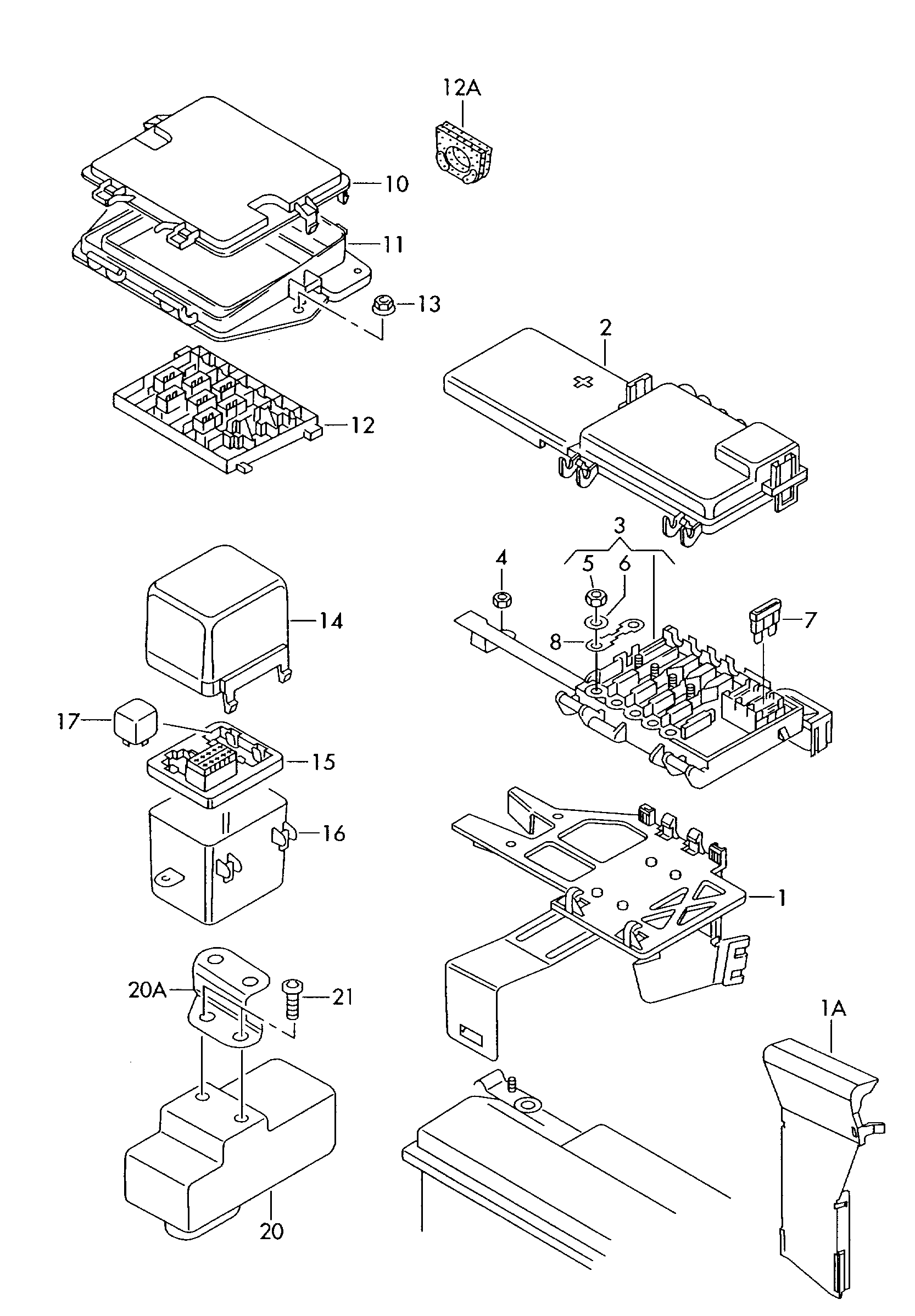 VAG 8D0 951 253 A - Multifunkčné relé parts5.com