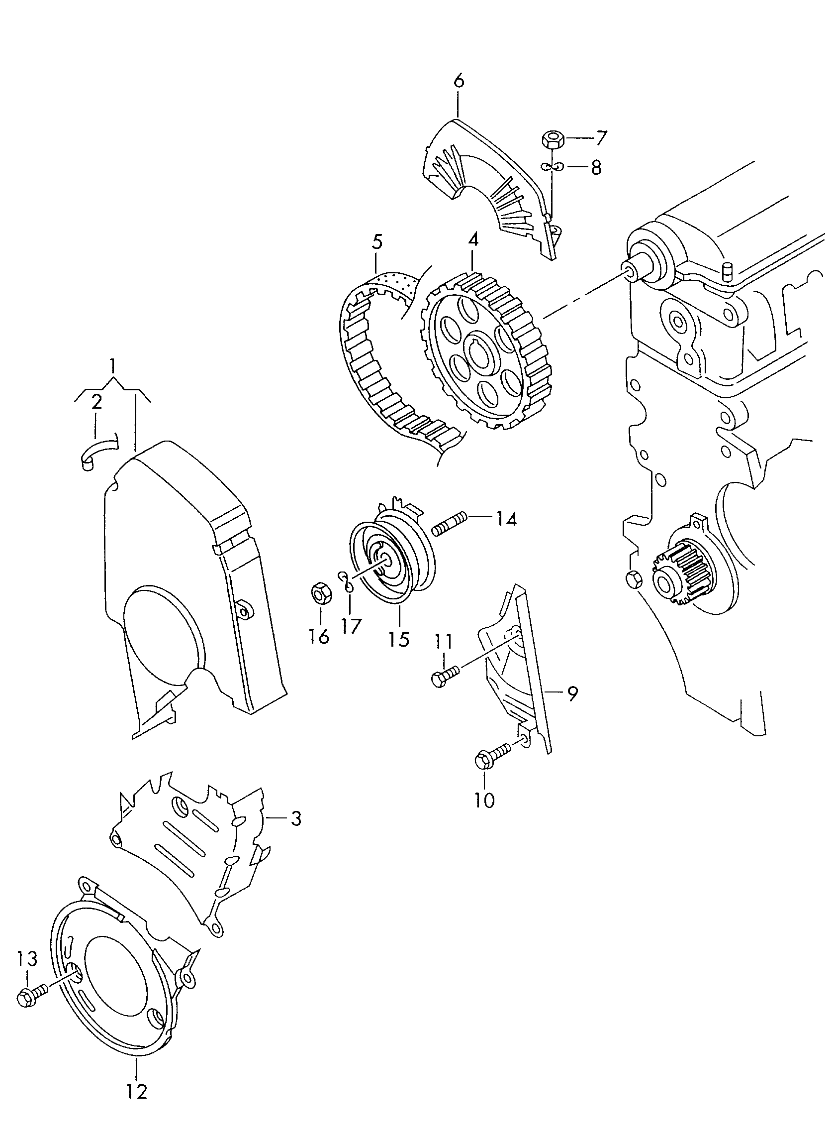 VAG 06A 198 119 - Fogasszíjkészlet parts5.com