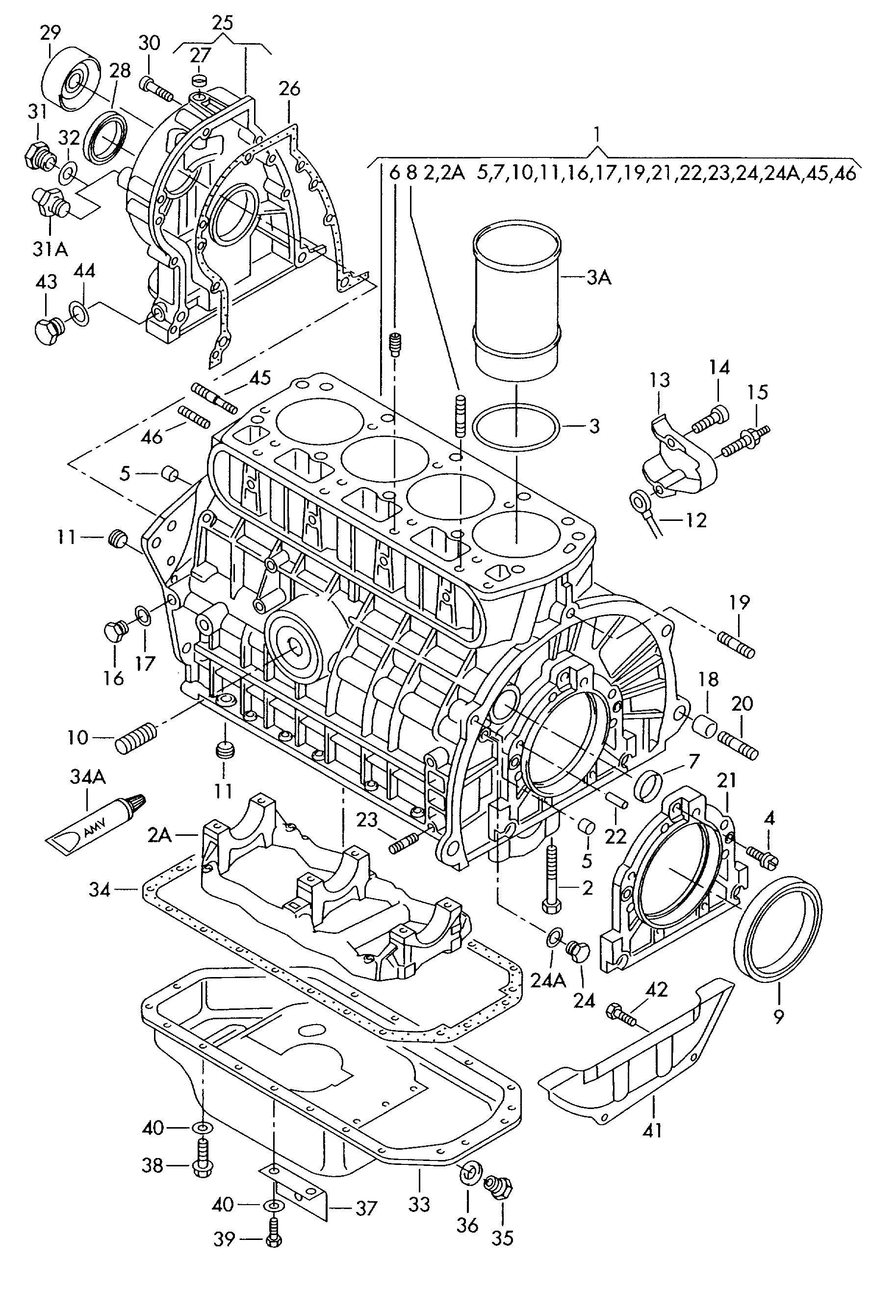 VAG 047 103 085 A - Brtveni prsten vratila, koljenasto vratilo parts5.com