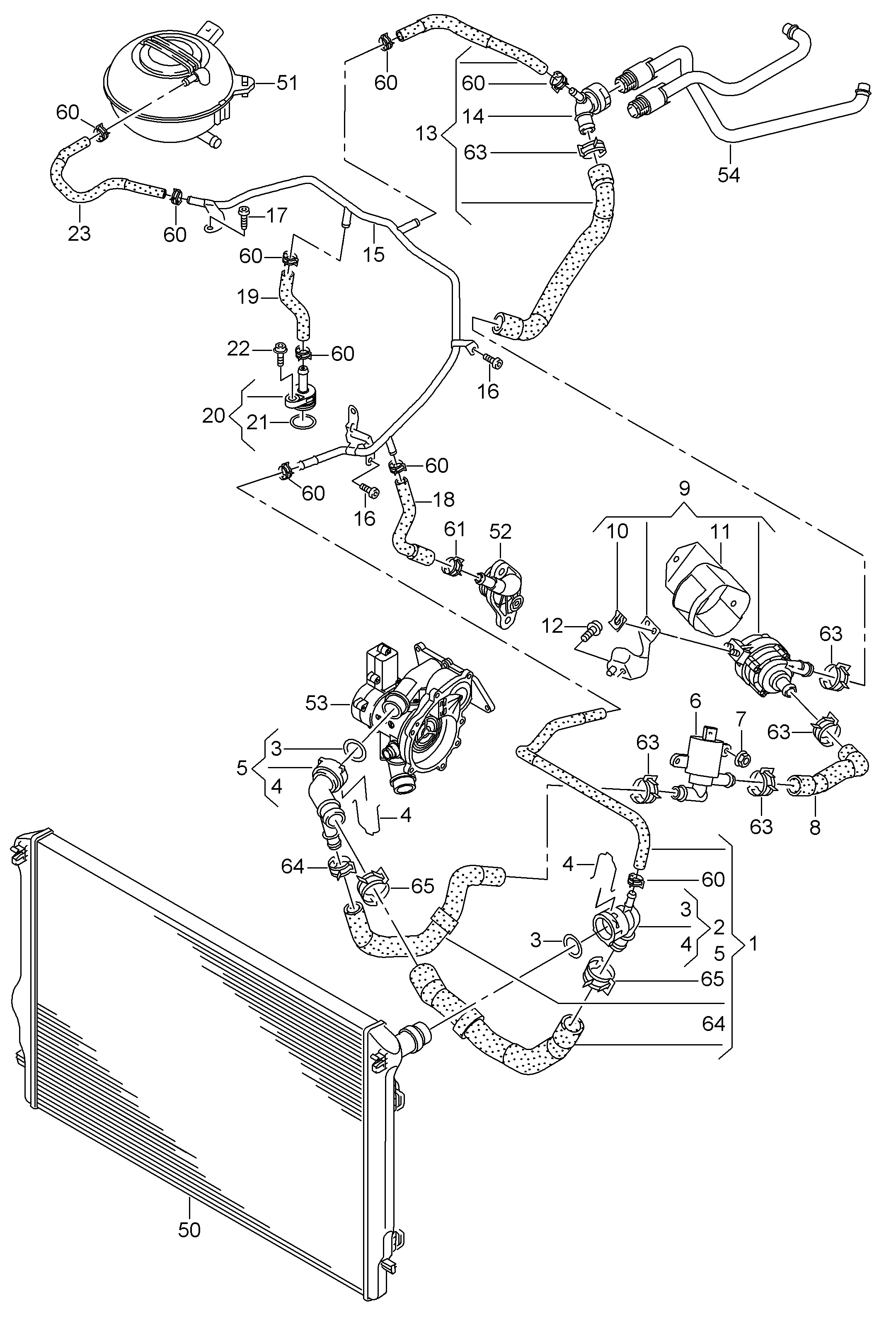 VW 4H0121671B - Additional Water Pump parts5.com