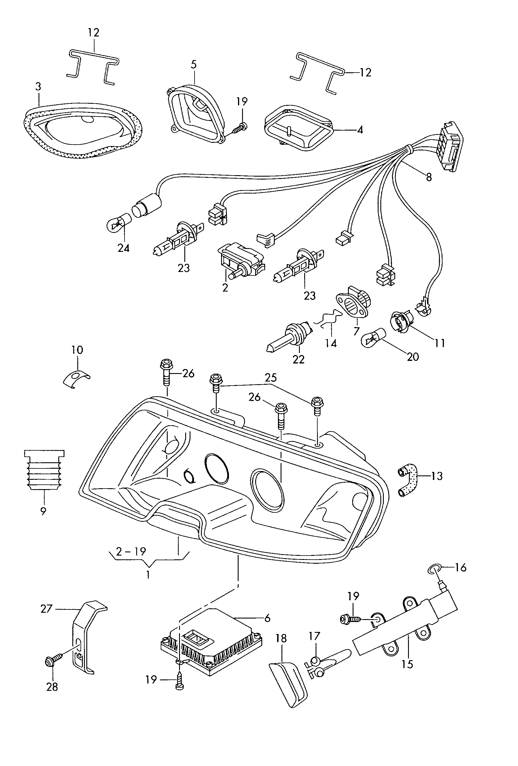 AUDI 3U0 941 641 - Juhtseade,valgustus parts5.com