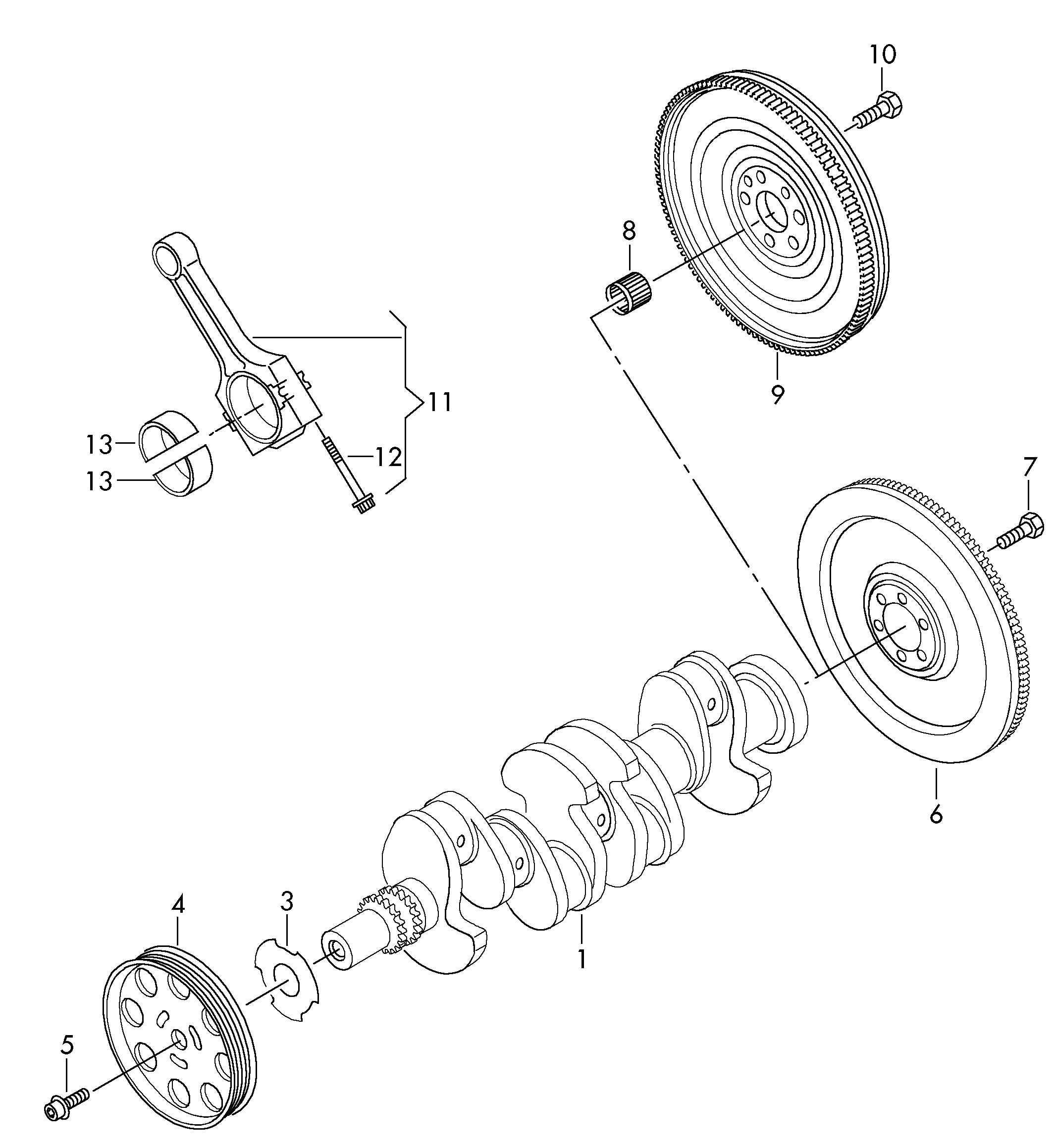 Skoda 03F 105 266 - Flywheel parts5.com