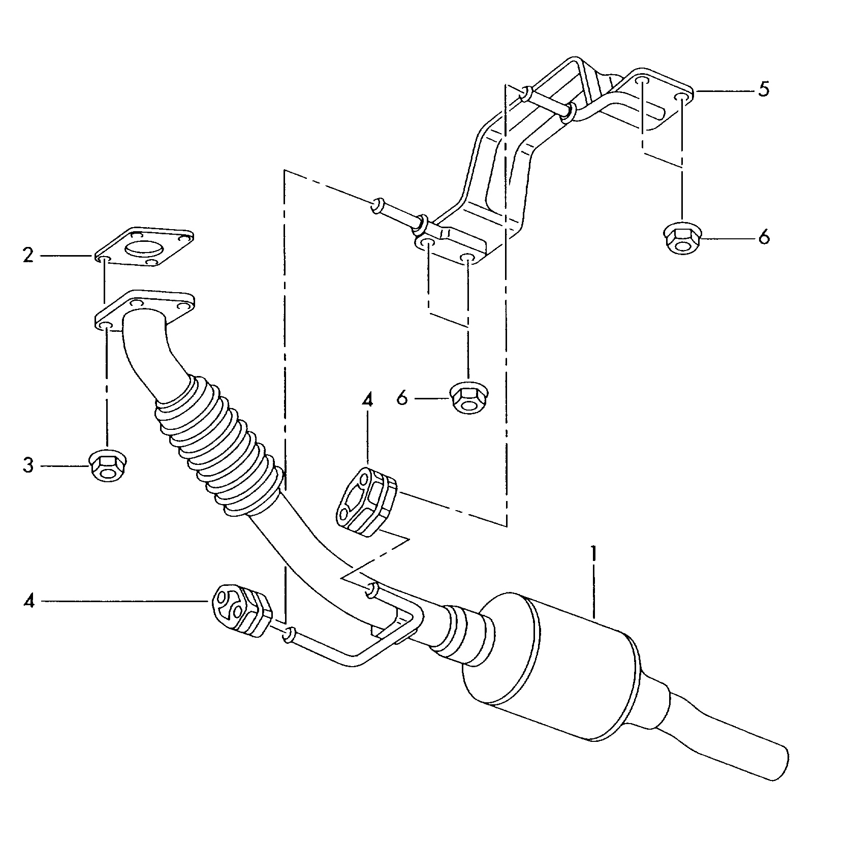 Zastava 1H0253147B - Držák, tlumič výfuku parts5.com