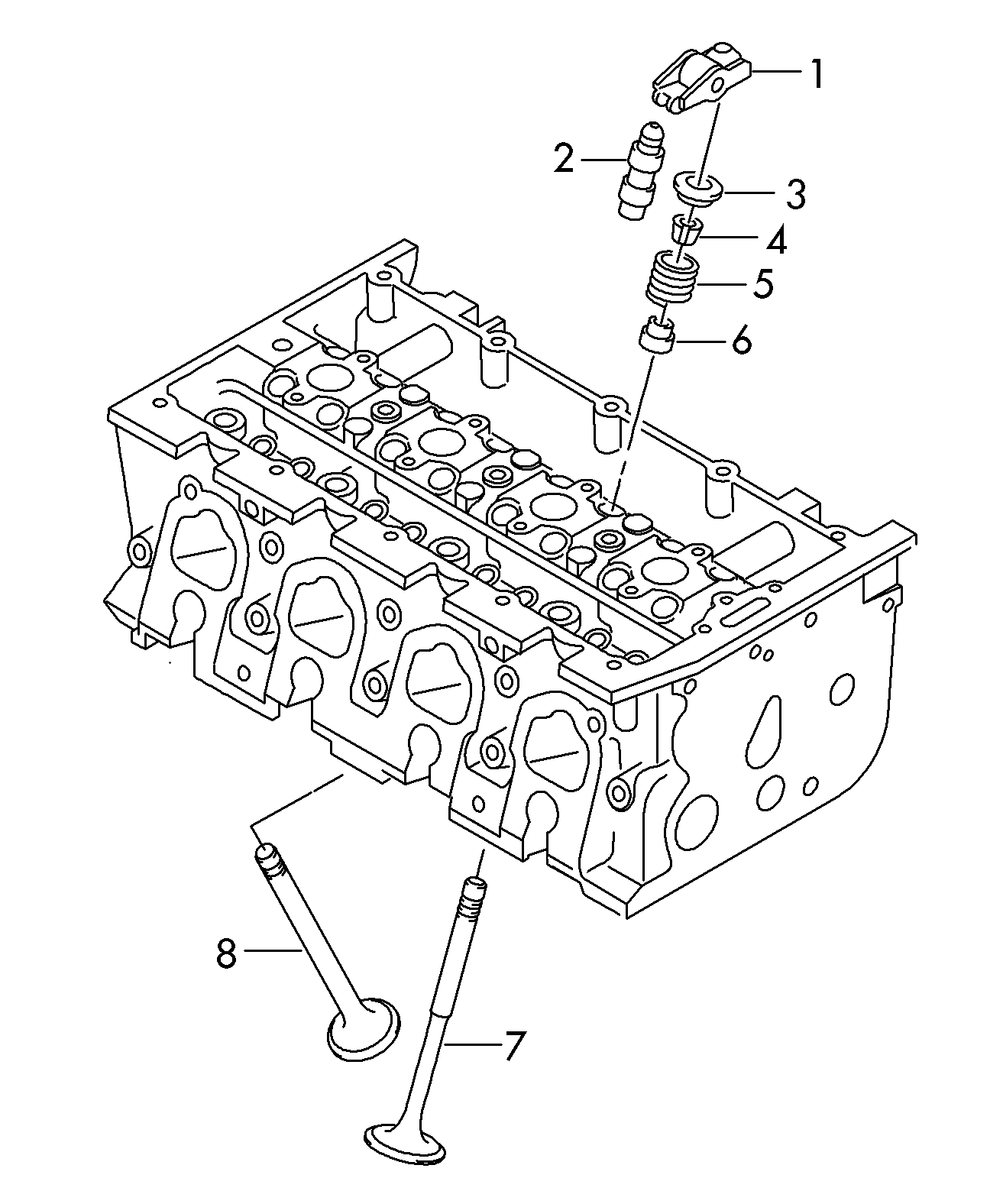 Seat 04E 109 411 J - Dźwignia zaworu, sterowanie silnika parts5.com