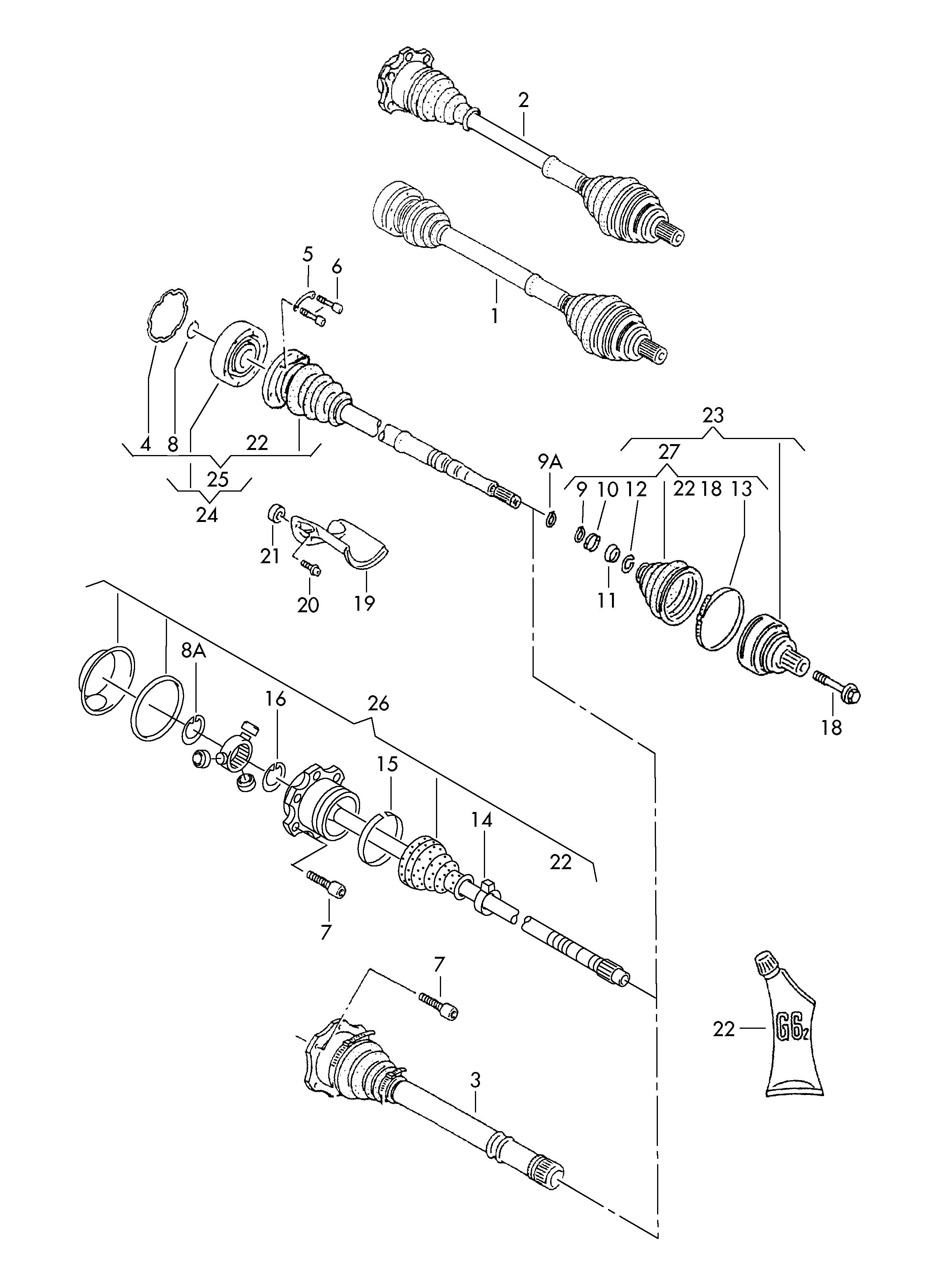 AUDI 4B0 407 643 A - Screw parts5.com