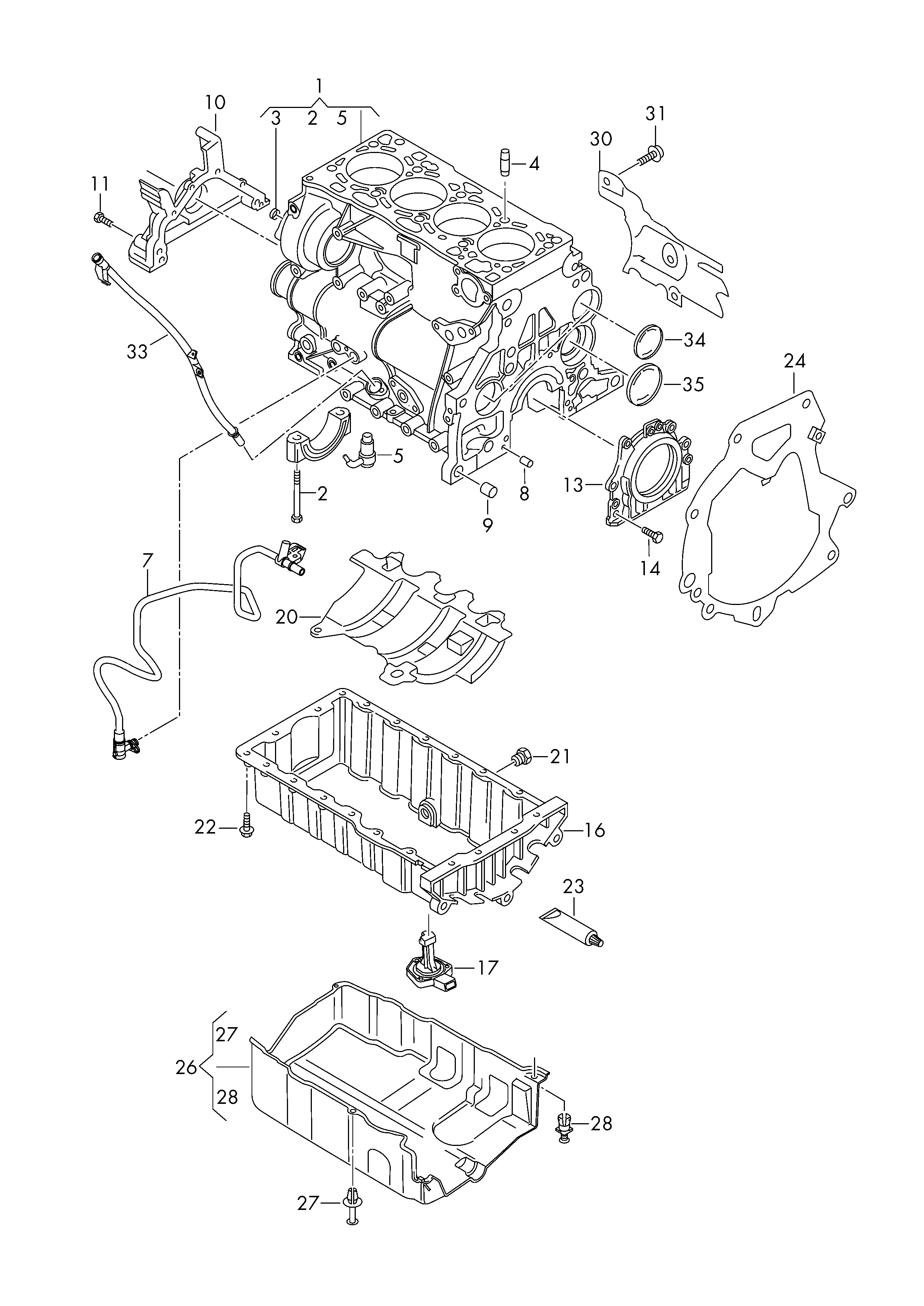 VAG 04L103171 - Τσιμούχα, στροφαλ. άξονας parts5.com