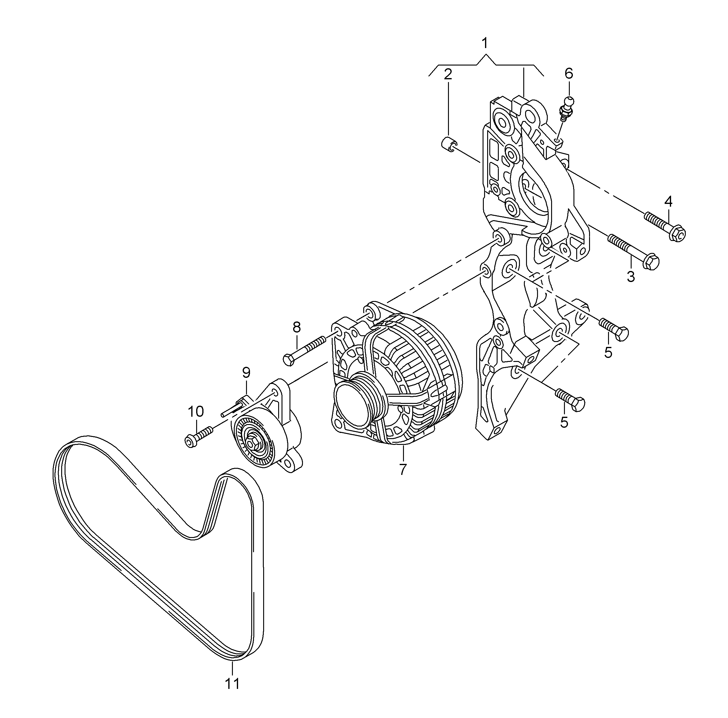 VW 04L 903 315 A - Τεντωτήρας ιμάντα, ιμάντας poly-V parts5.com