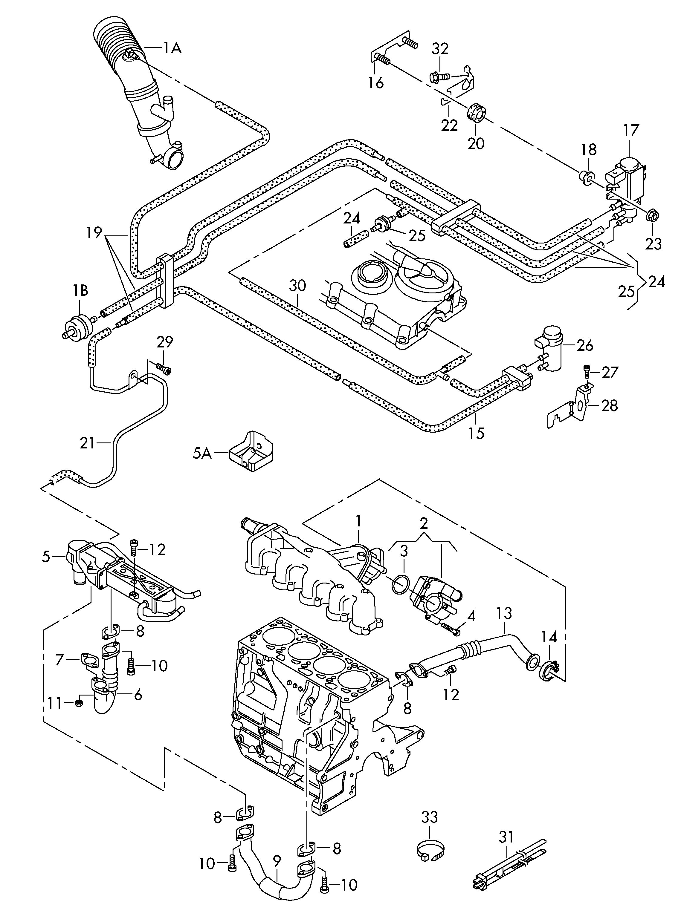 VAG 04L 131 547 S - Komplet brtvi, sustav za recirkulaciju ispušnih plinova parts5.com