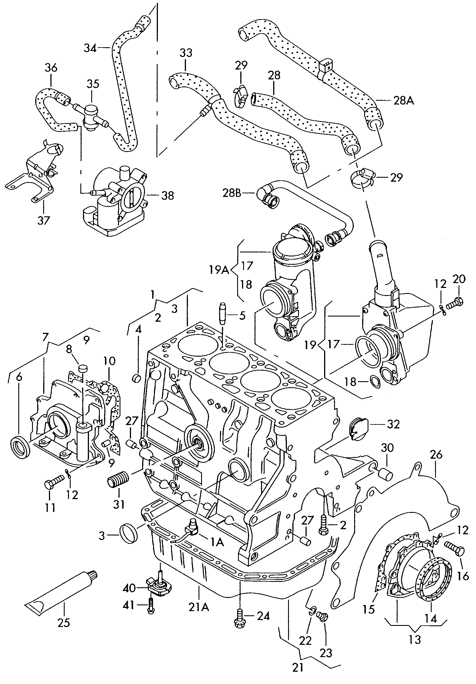 AUDI 038103196 - Tömítés, olajteknő parts5.com