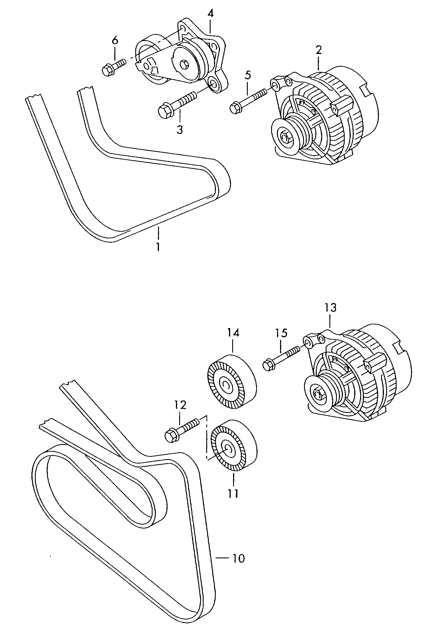 VW 03C145299C - Riemenspanner, Keilrippenriemen parts5.com