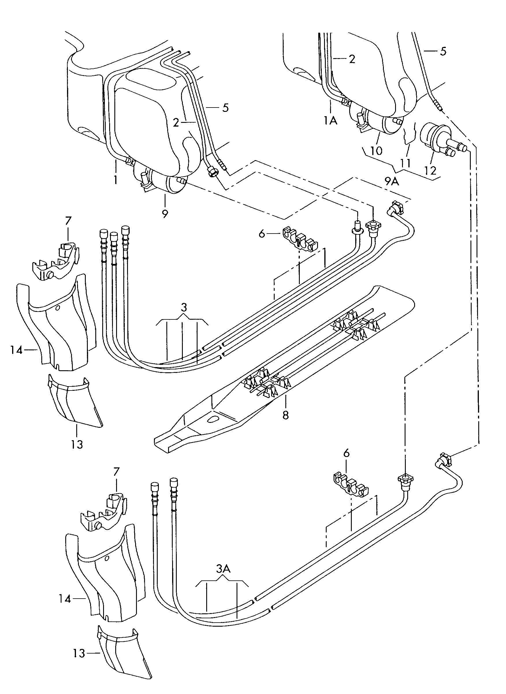 Seat 6Q0 201 051 H - Filtru combustibil parts5.com