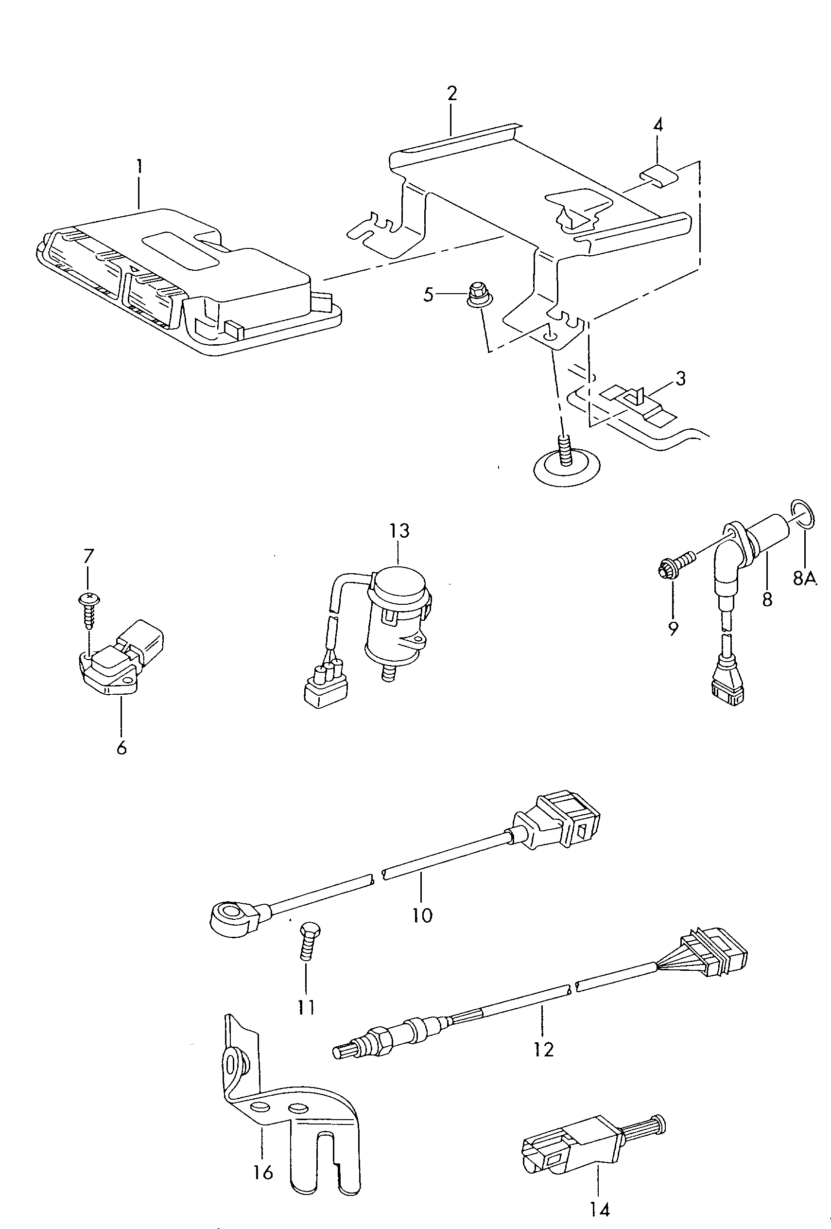 VAG 06A906265F - Sonde lambda parts5.com