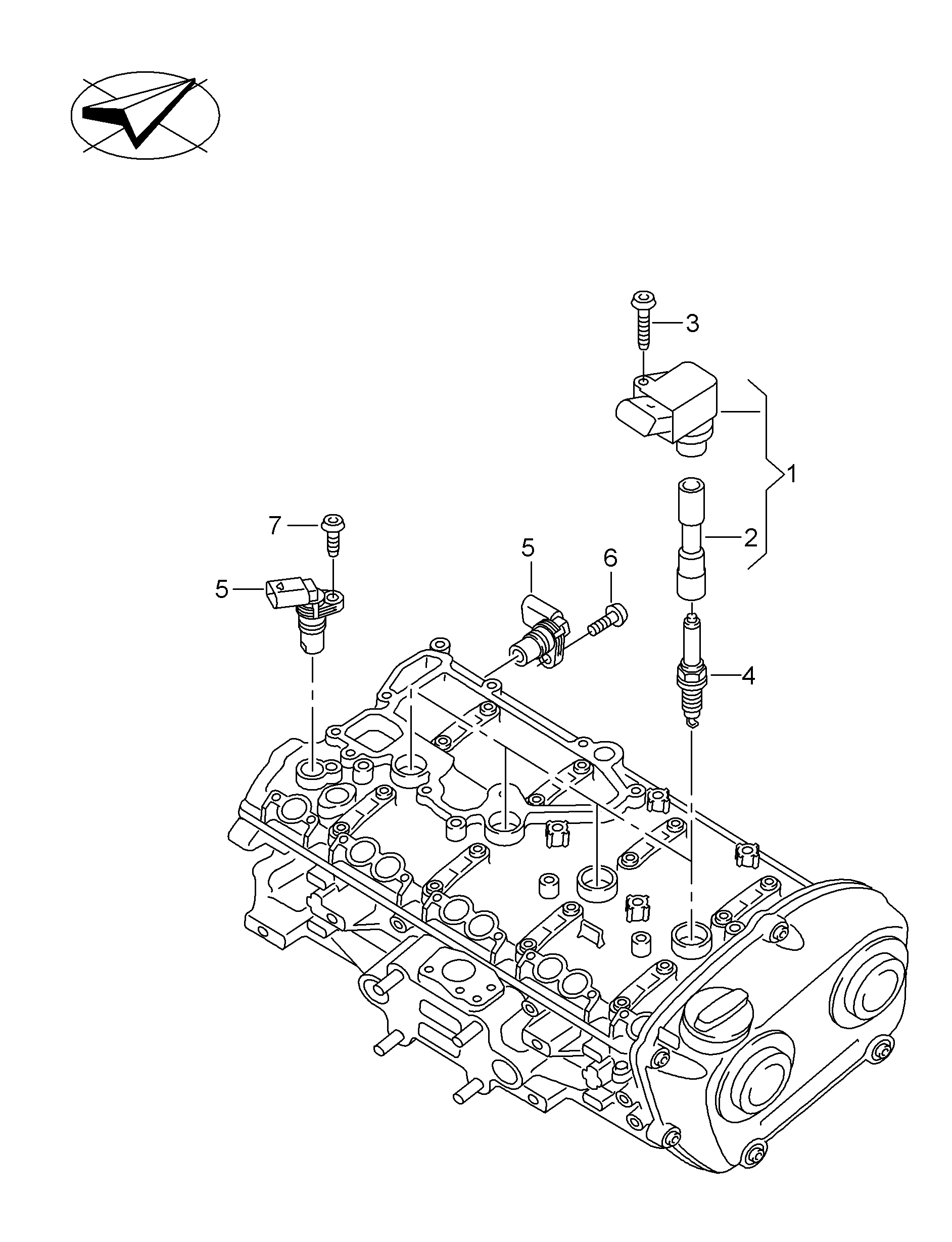 Seat 06L 905 110 C - Запалителна бобина parts5.com