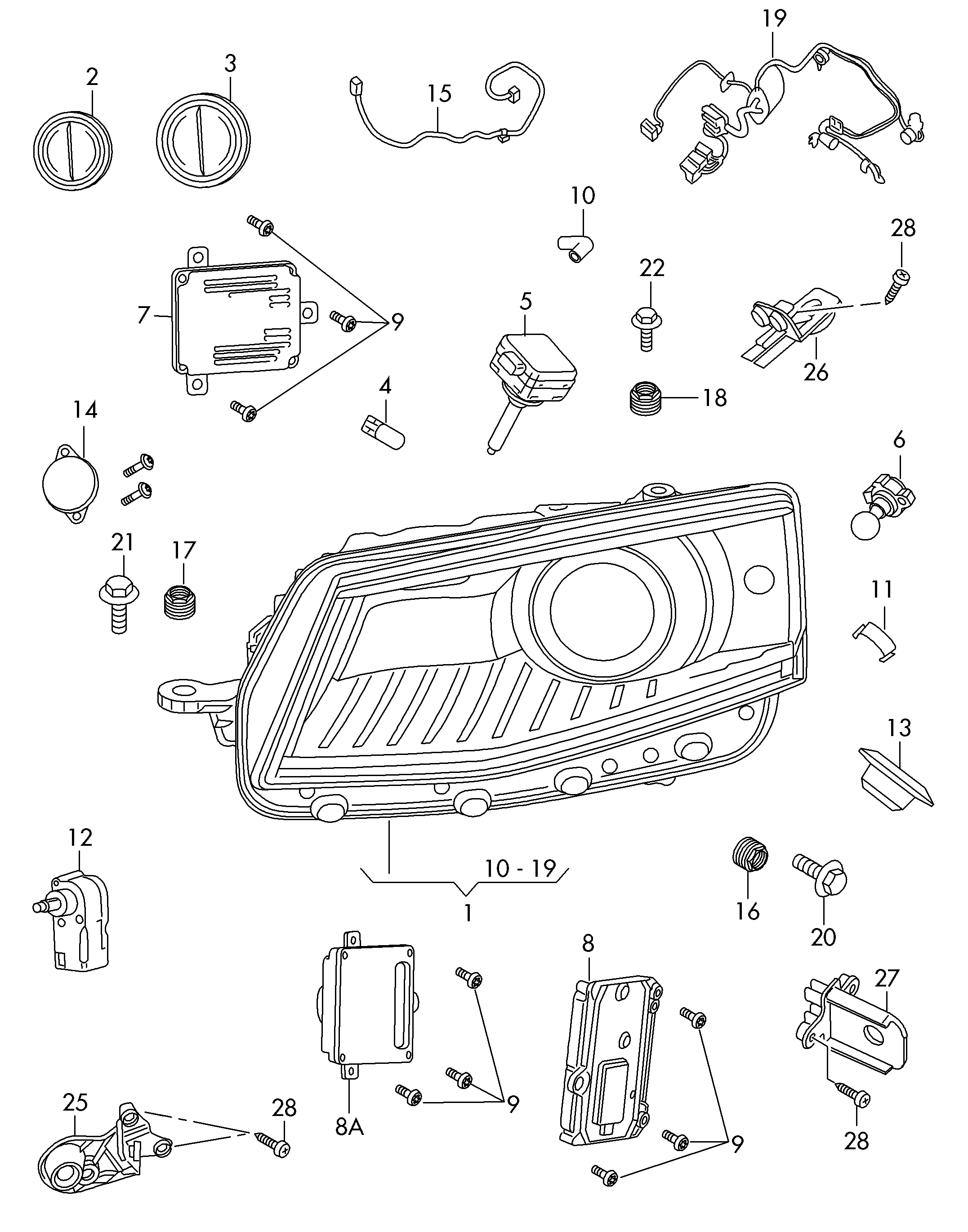 VW N 107 218 01 - Лампа накаливания parts5.com