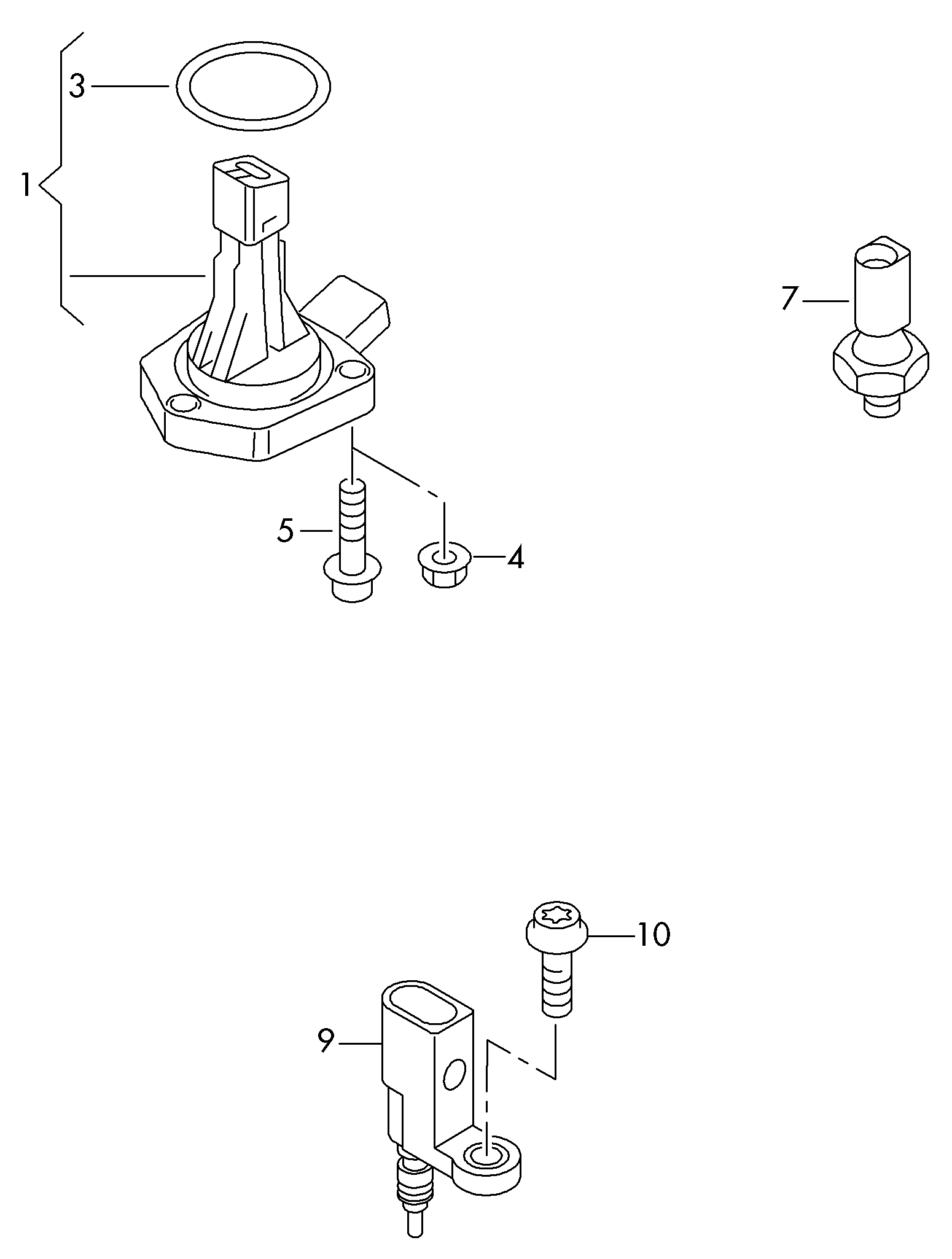 CUPRA 03F 907 660D - Senzor, razina motornog ulja parts5.com