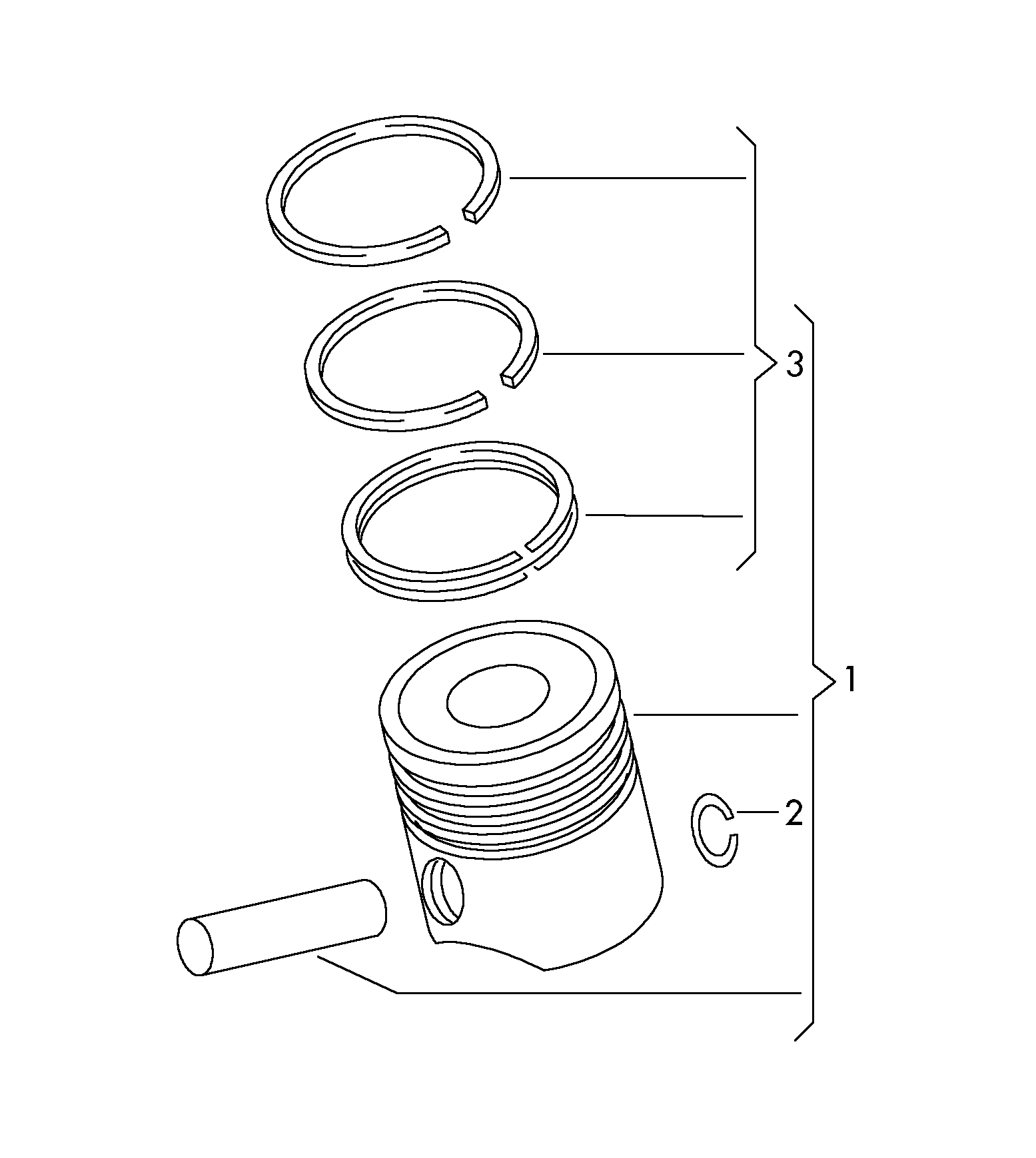 VAG 06H 198 151 C - Sada pístních kroužků parts5.com