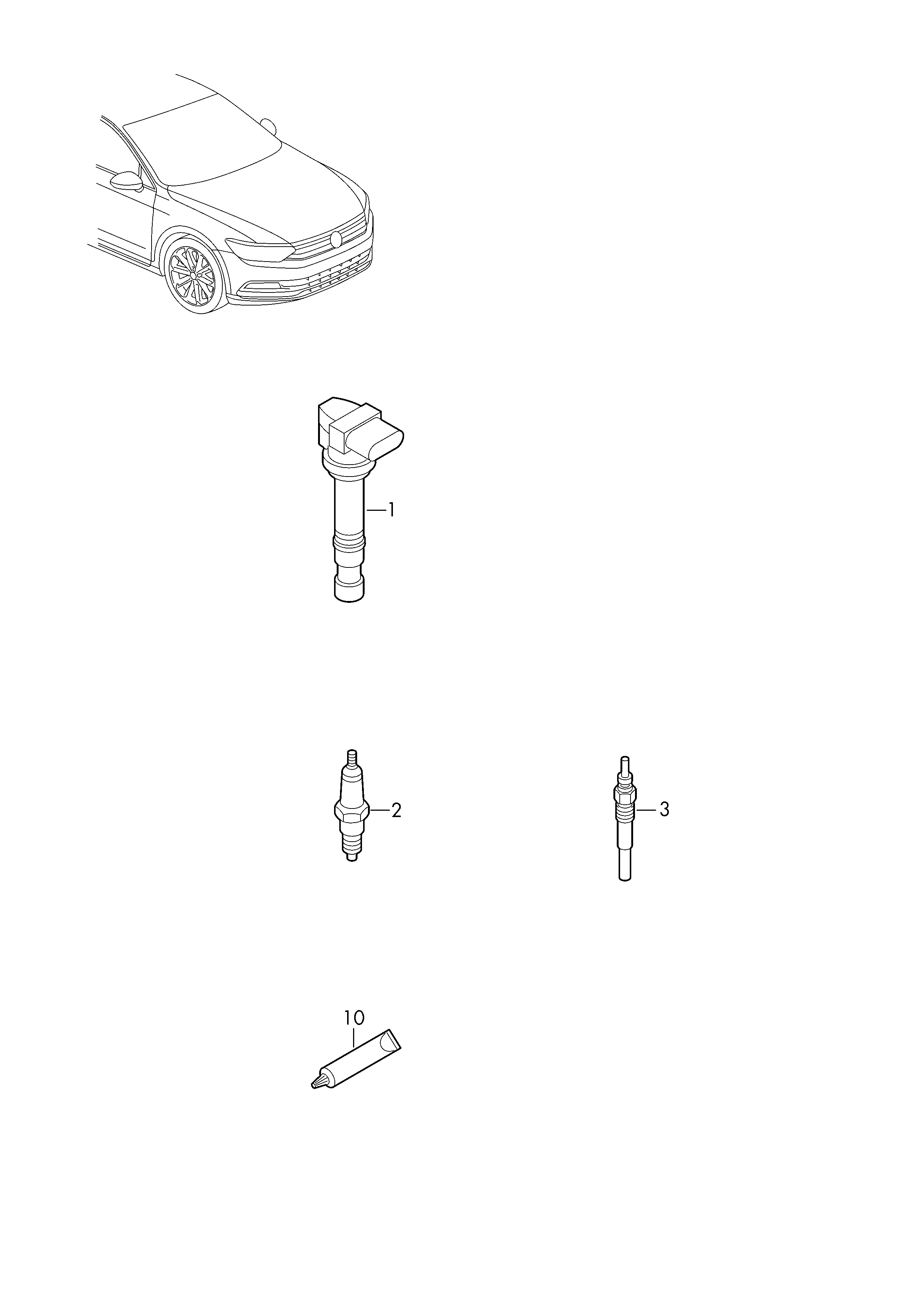 Seat 06L 905 110 E - Запалителна бобина parts5.com