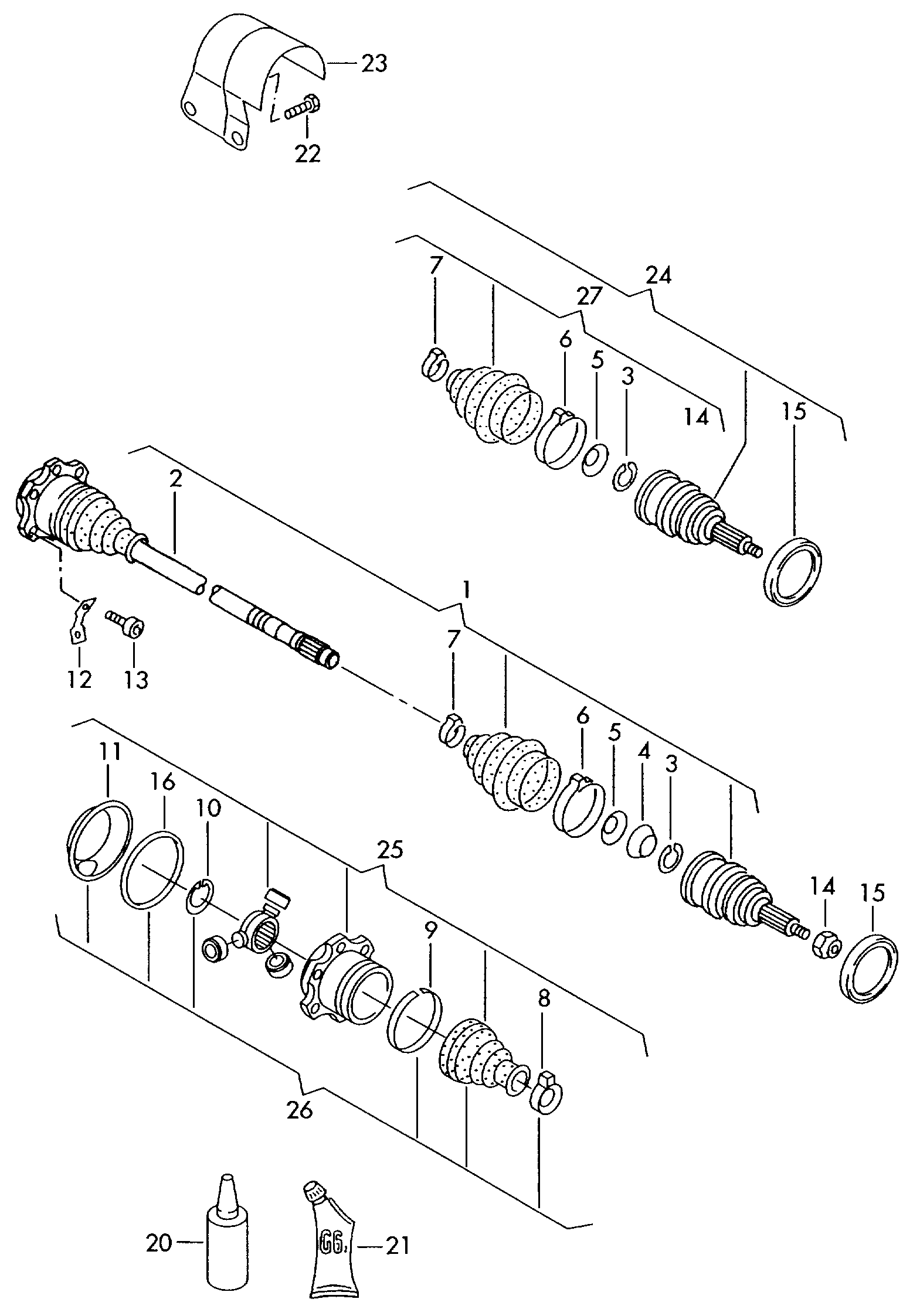 Skoda 6Q0 498 099 E - Kompletan kardan, pogonsko vratilo parts5.com