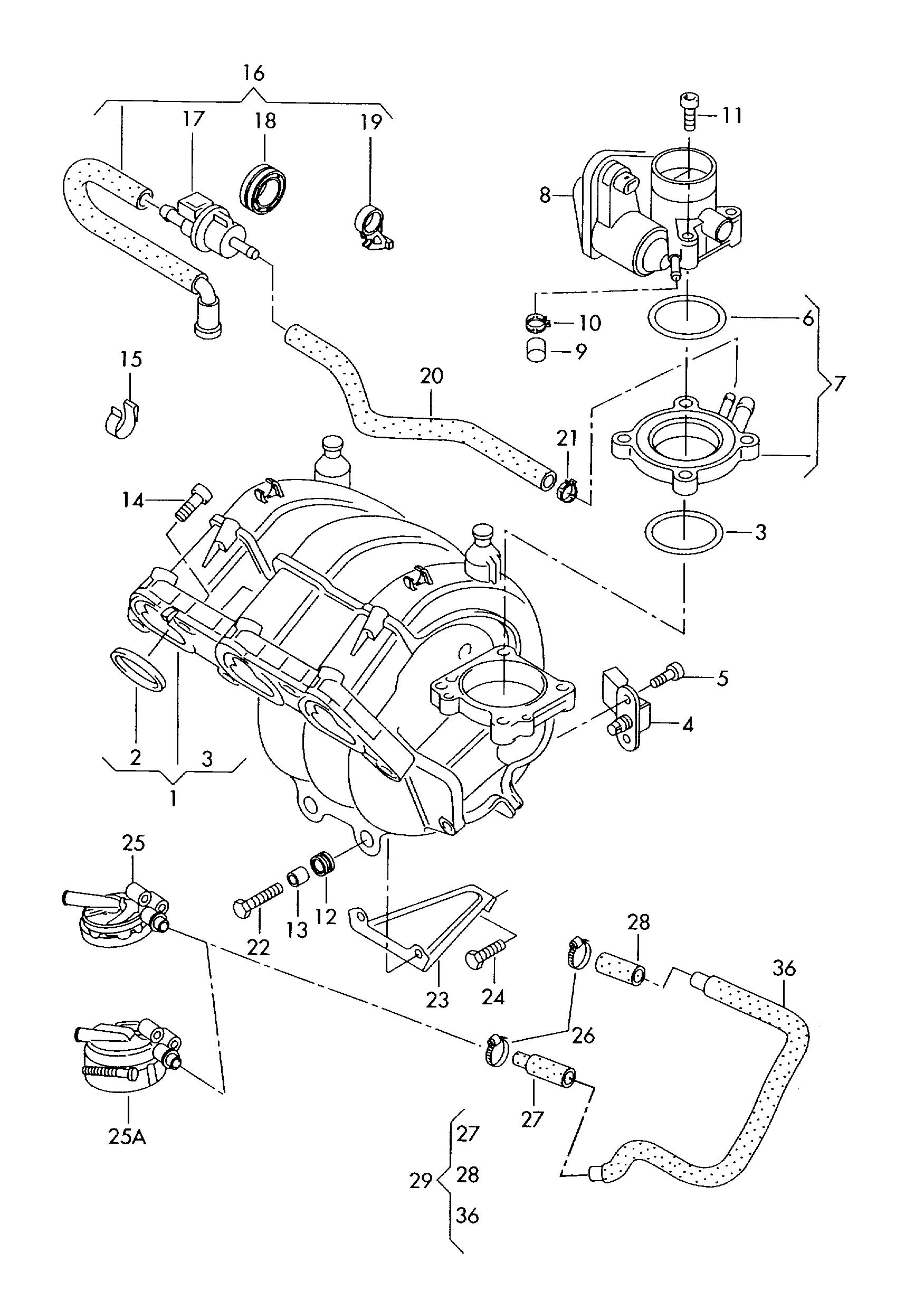 VAG 03D133062E - Gaz kelebeği gövdesi parts5.com