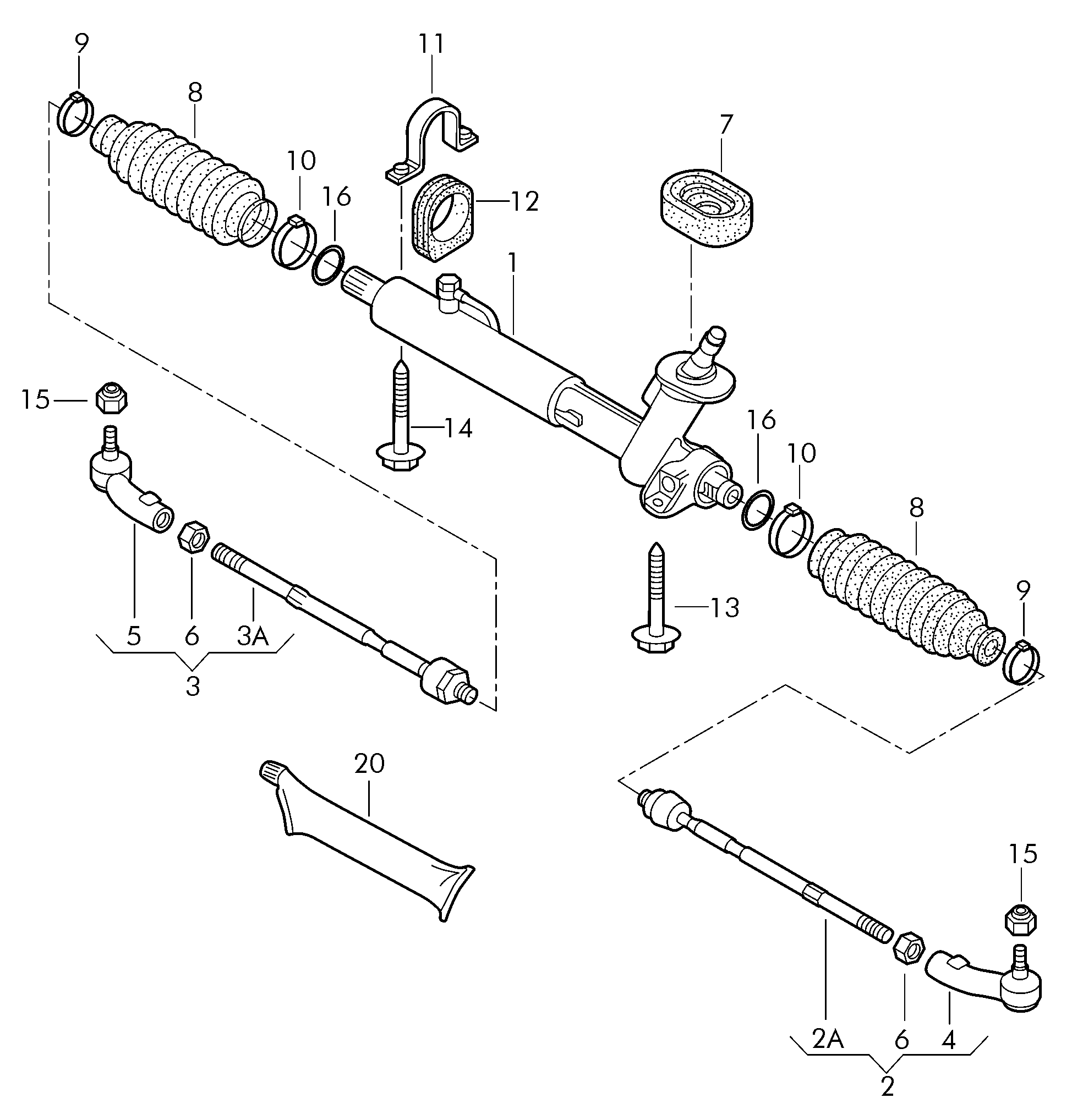 Seat 6Q0 419 811 C - Наконечник рулевой тяги, шарнир parts5.com