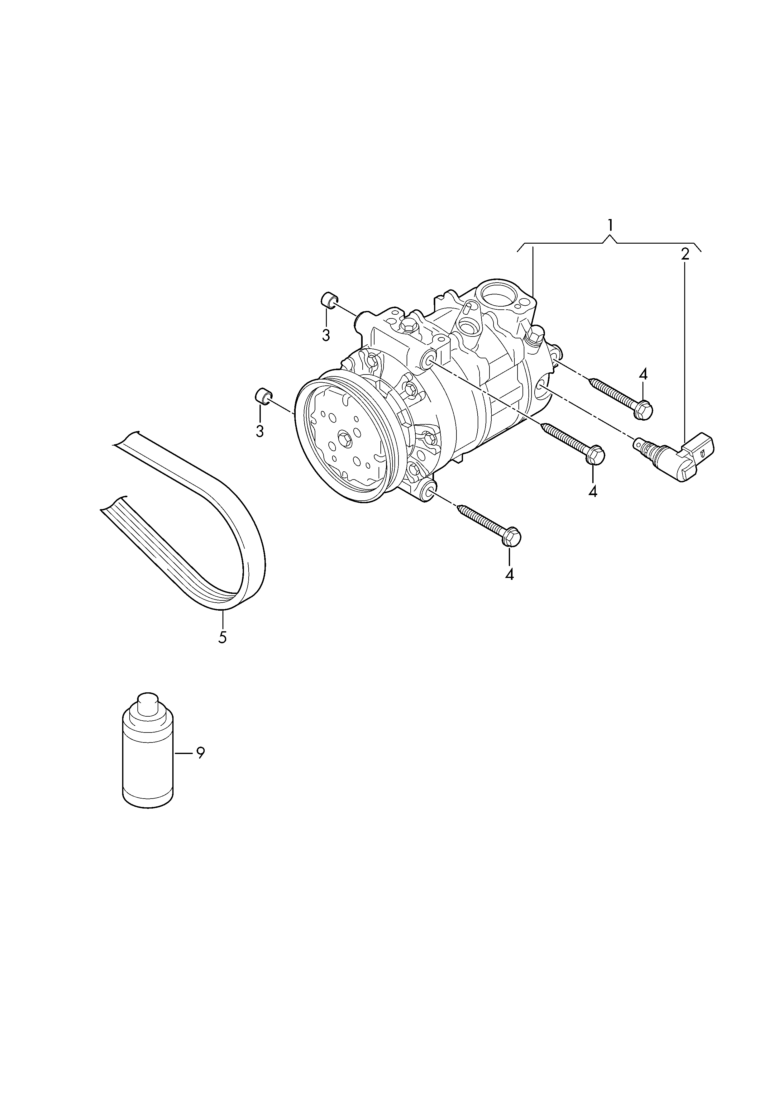 CUPRA 5Q0820803 - Kompresszor, klíma parts5.com