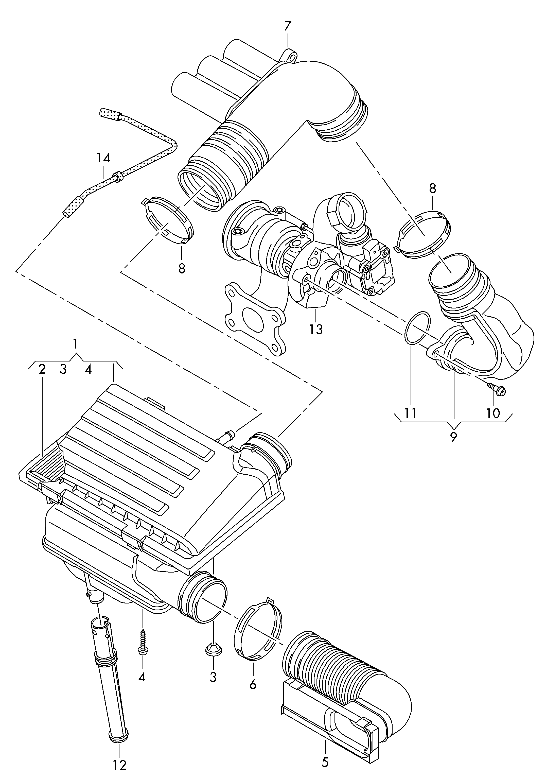 VAG 04E 129 620 - Filtru aer parts5.com