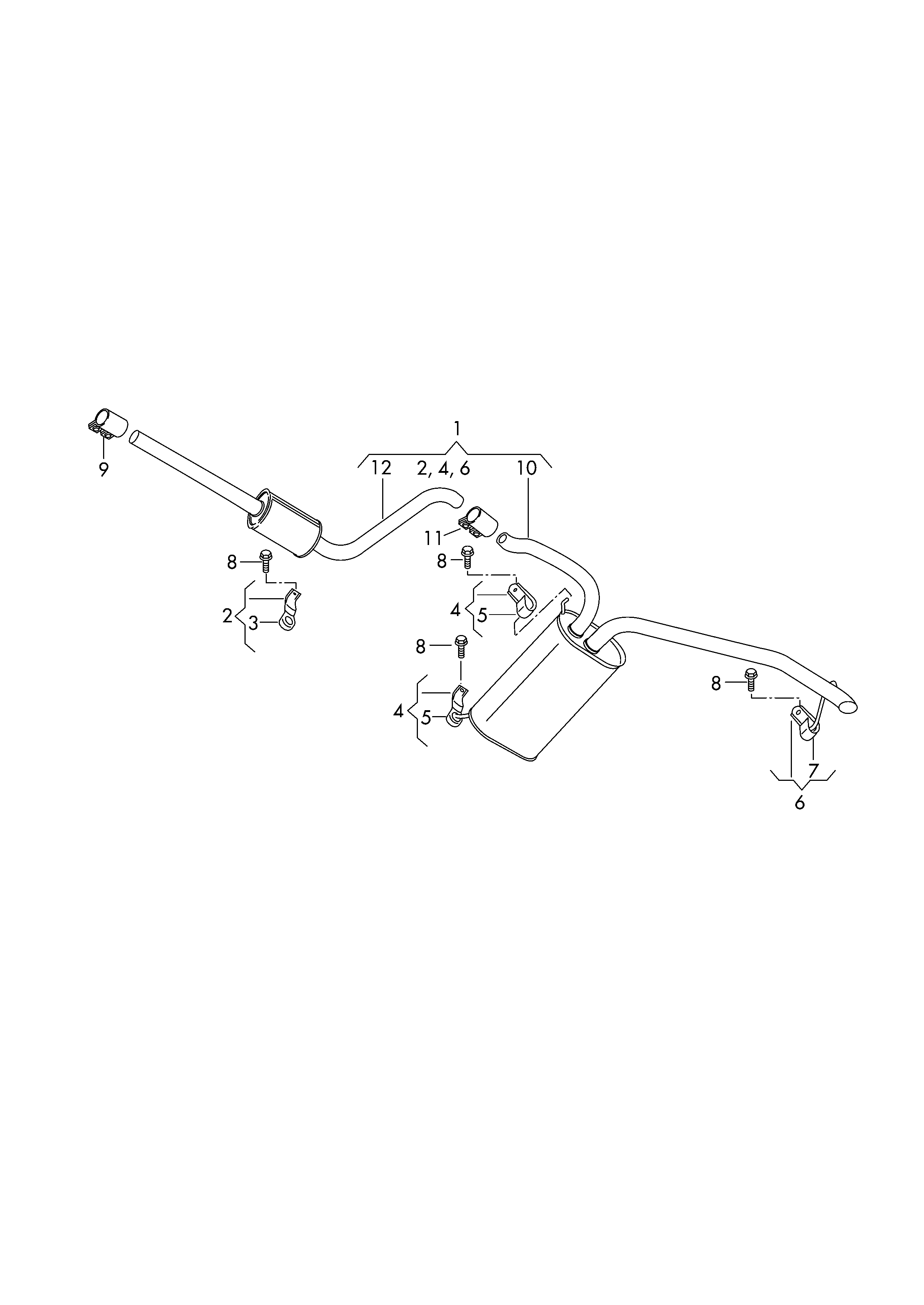 AUDI 1K0 253 141 R - Conector teava, sistem de esapament parts5.com