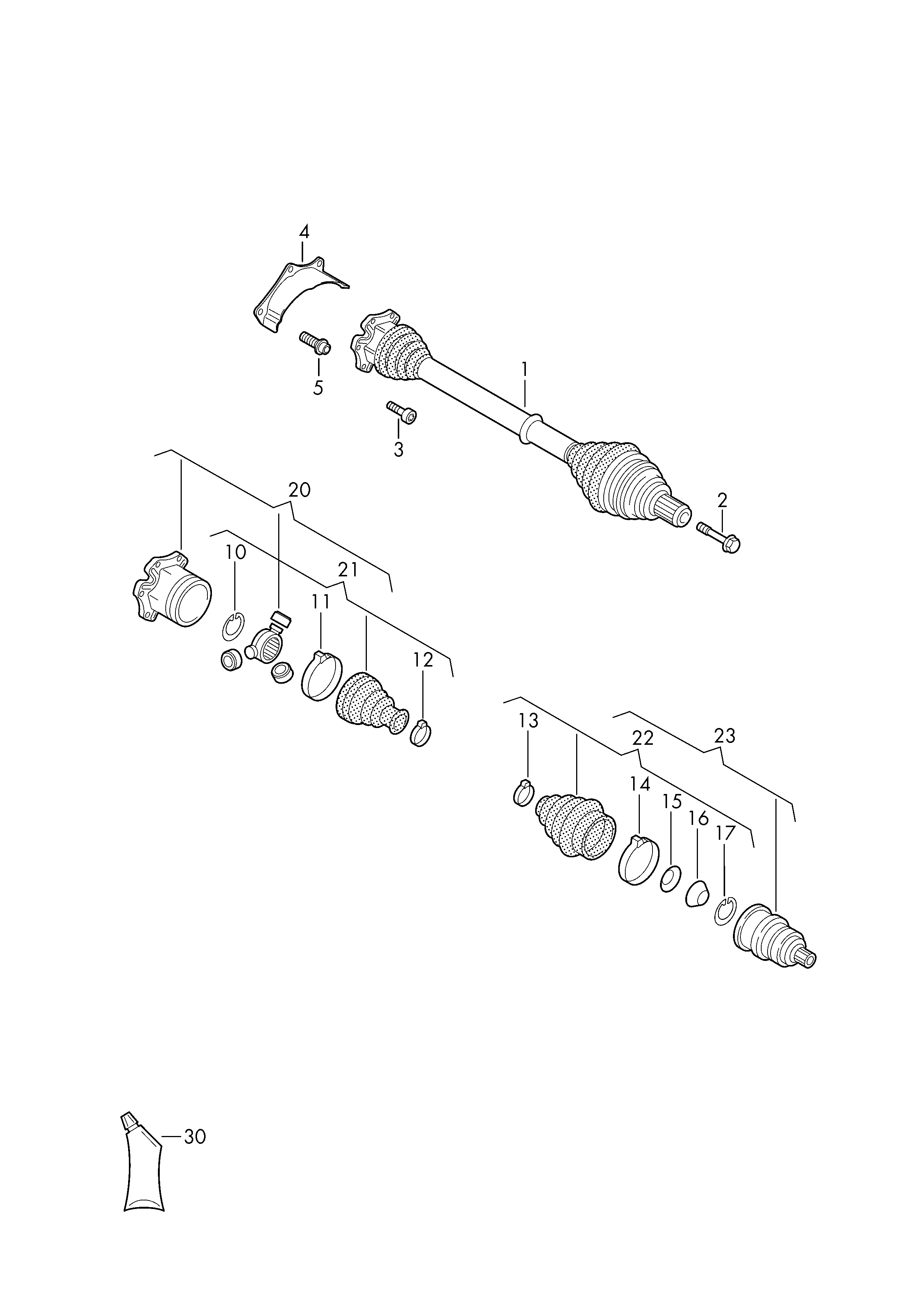 AUDI 1K0 407 413 A - Alátét lemez, hajtótengely perem parts5.com