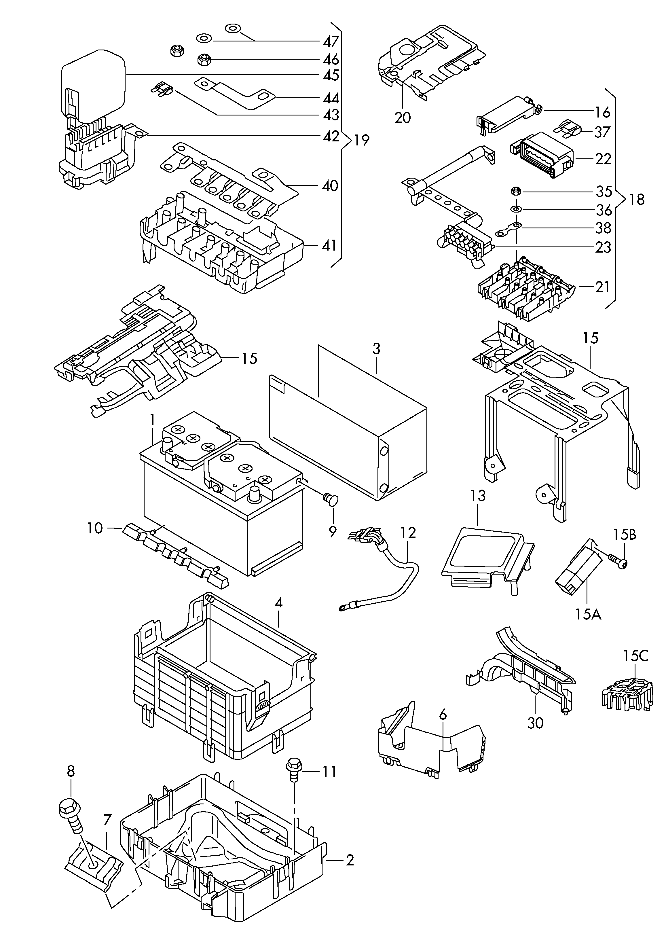 VAG JZW 915 105 - Akumulator za zagon parts5.com