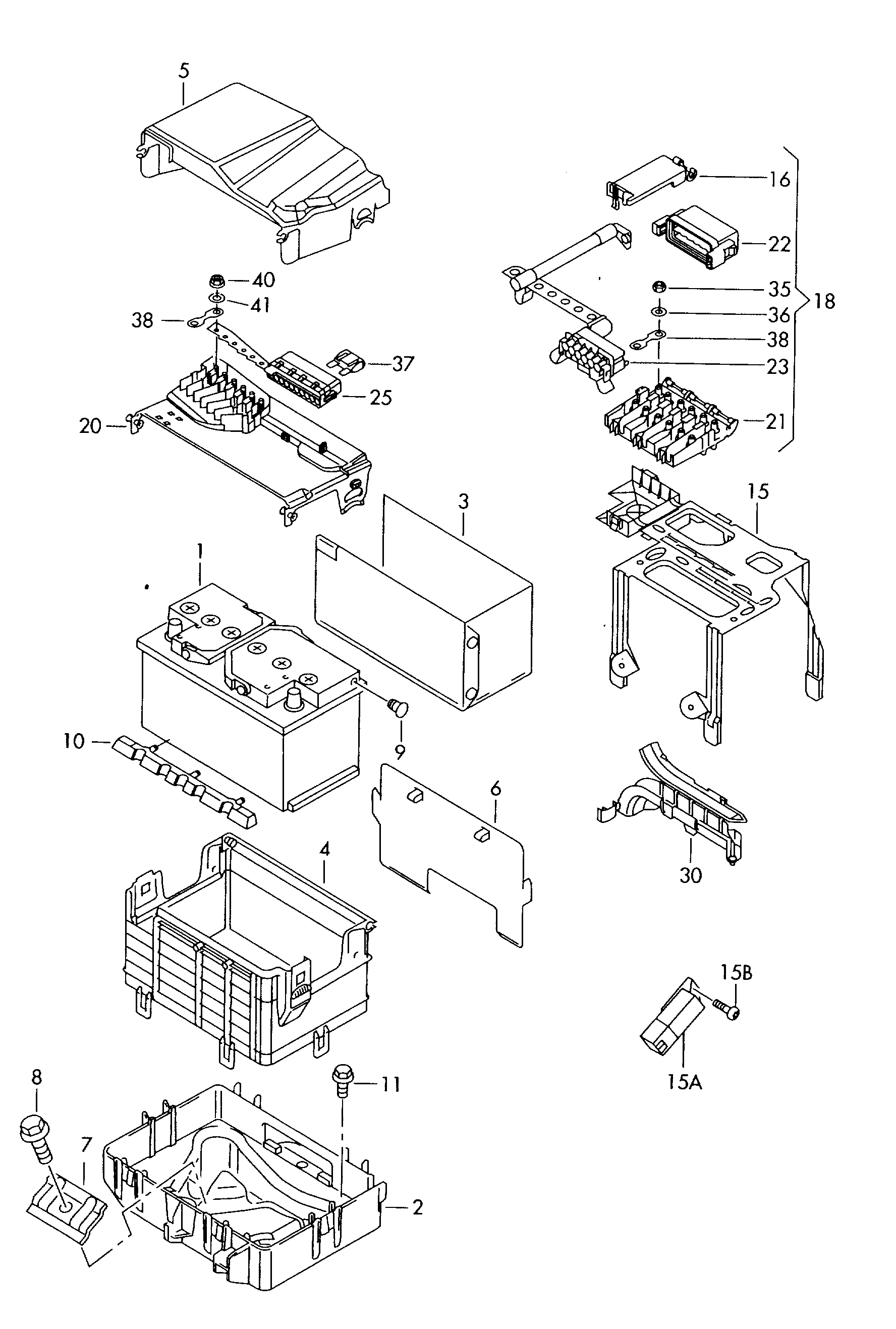 AUDI 000915105DG - Μπαταρία εκκίνησης parts5.com