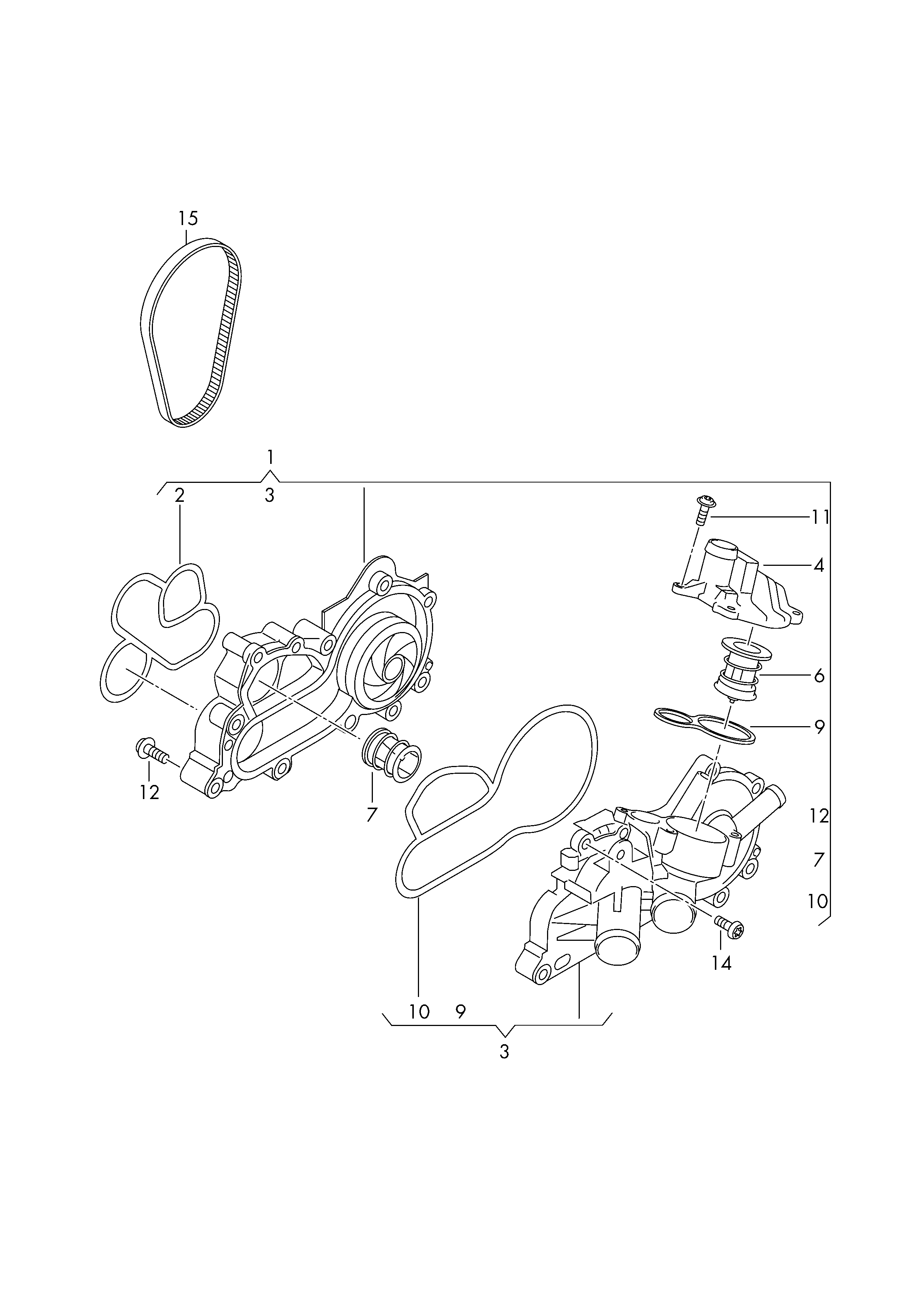 VAG 04E 121 113 B - Termostat, hladilno sredstvo parts5.com