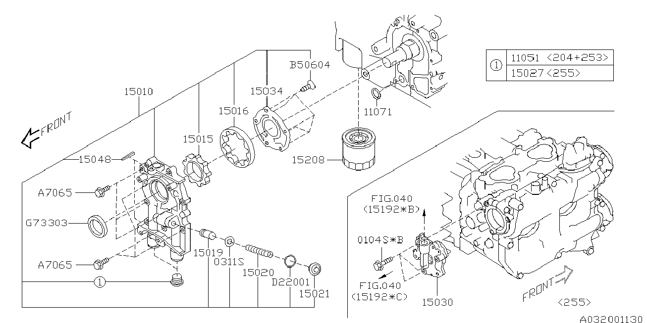 Subaru 15208-AA100 - Öljynsuodatin parts5.com