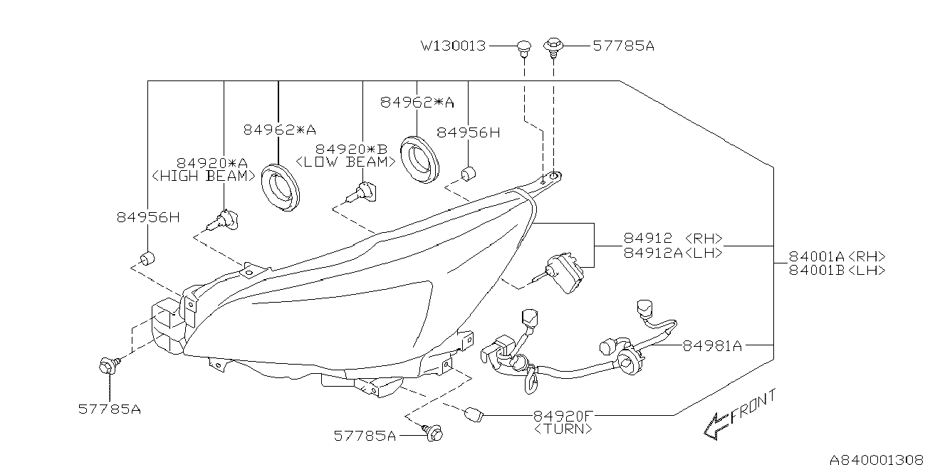 Subaru 84920-PA000 - Żiarovka pre hmlové svetlo parts5.com