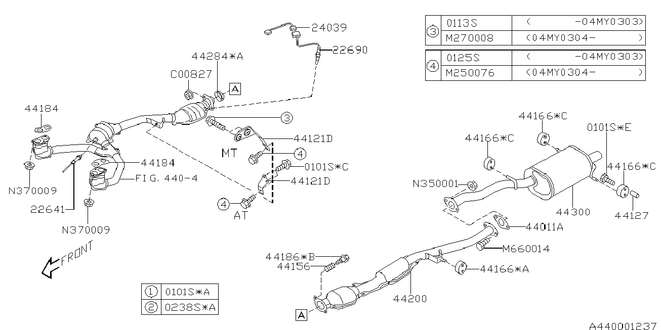 Subaru 22690AA560 - Lambdasonde parts5.com