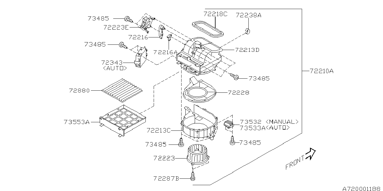 Bedford 72880AG000 - Filtr, wentylacja przestrzeni pasażerskiej parts5.com