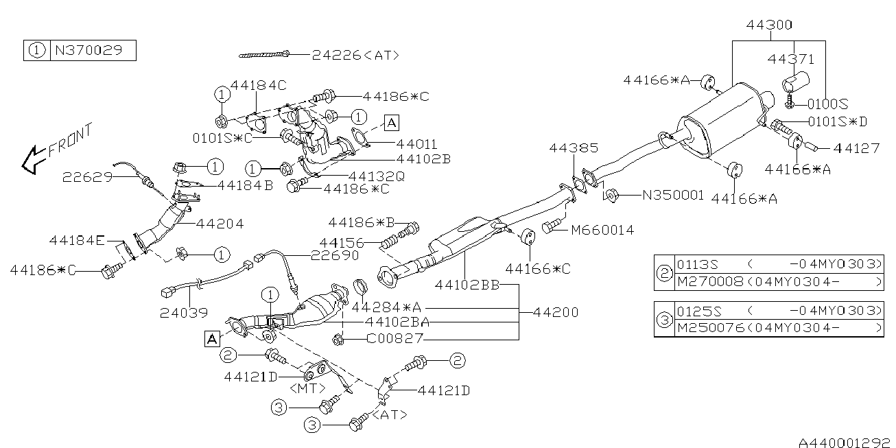 Subaru 22690AA491 - Sonde lambda parts5.com