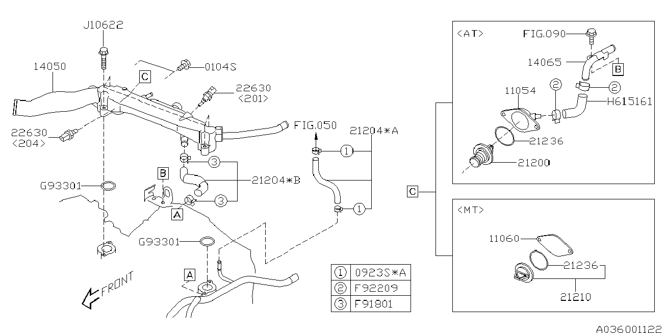 Subaru 806933010 - Termostat, hladilno sredstvo parts5.com