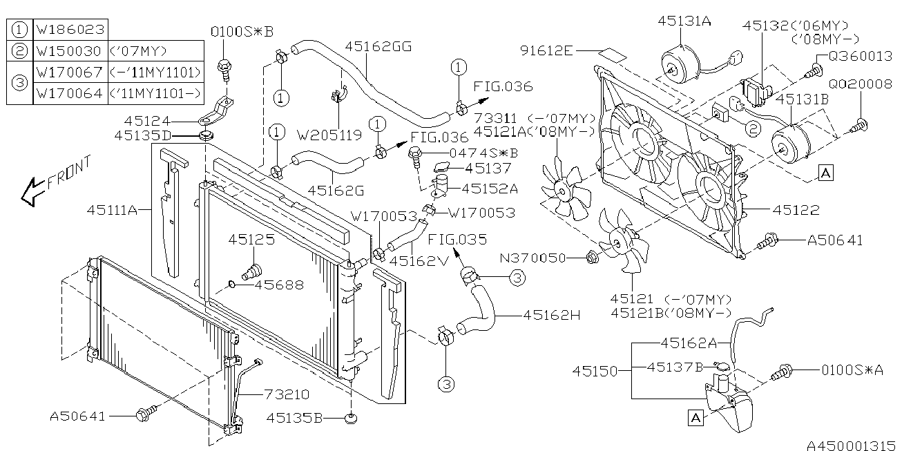 Mitsubishi 45137XA01A - Buson,radiator parts5.com