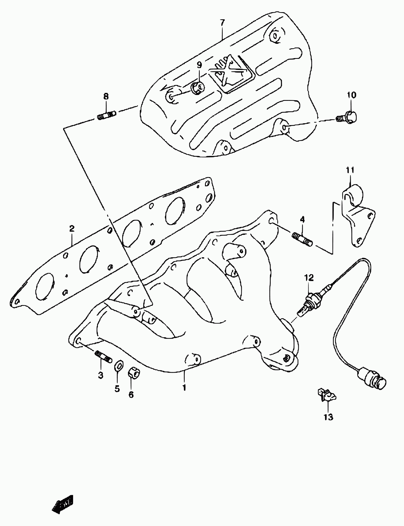 Subaru 18213-50G00 - Sonda Lambda parts5.com