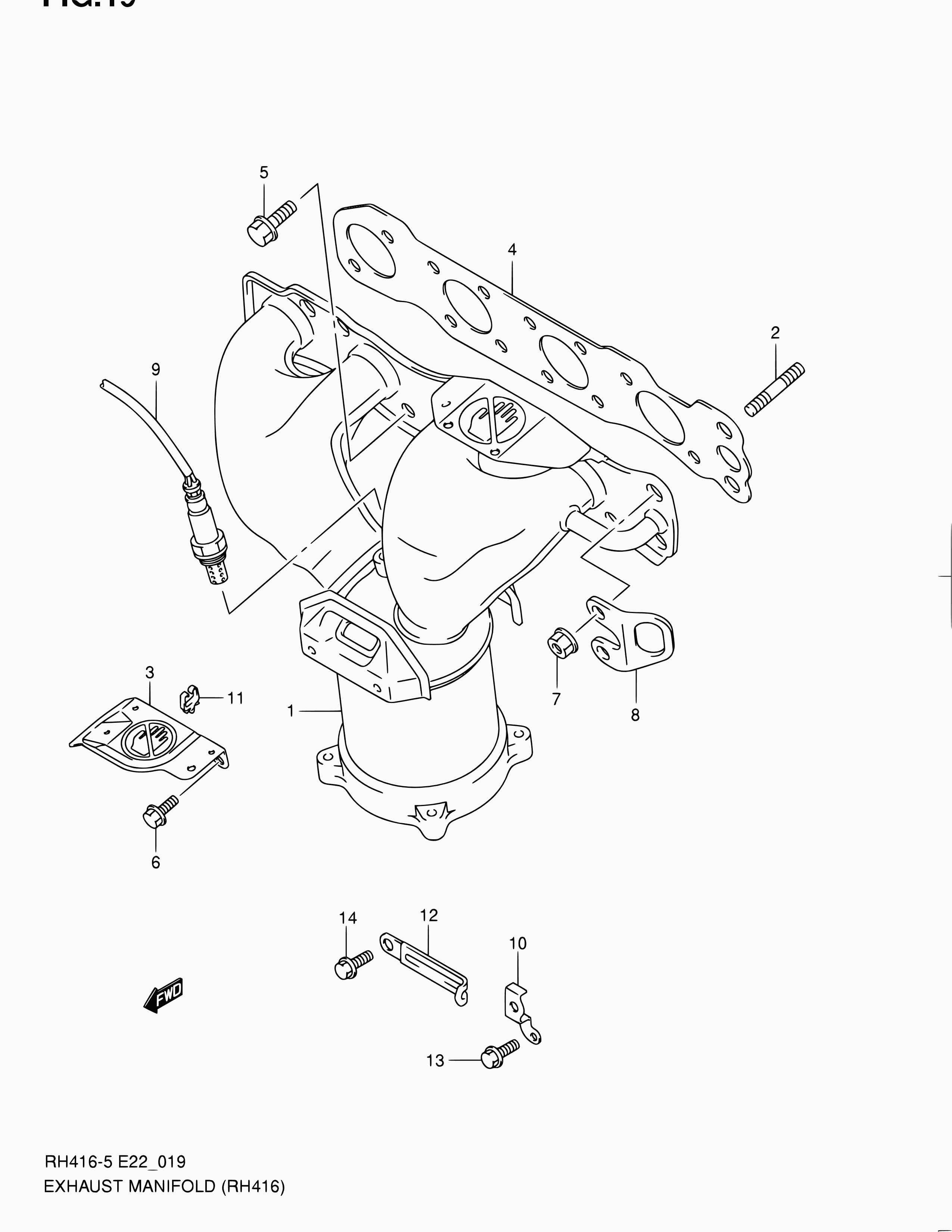 Suzuki 18213-63J00 - Lambda sensörü parts5.com