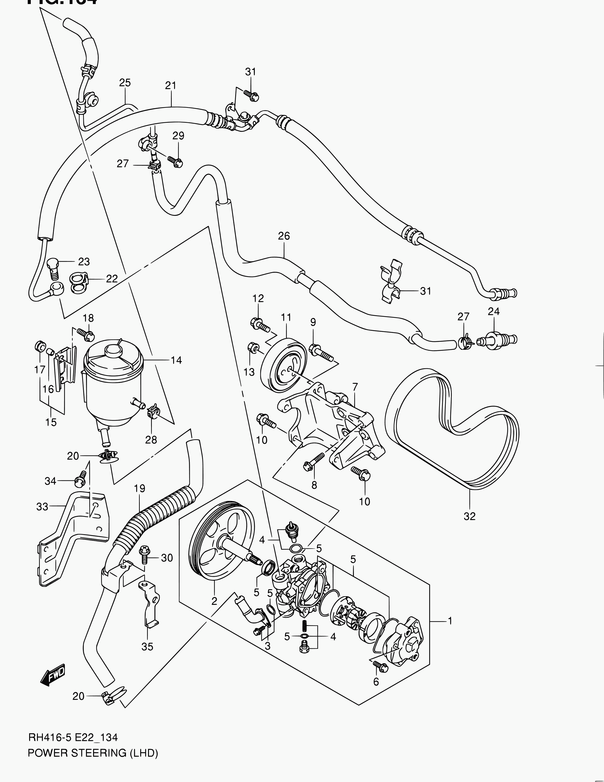 Hyundai 49180-69G00 - Curea transmisie cu caneluri parts5.com