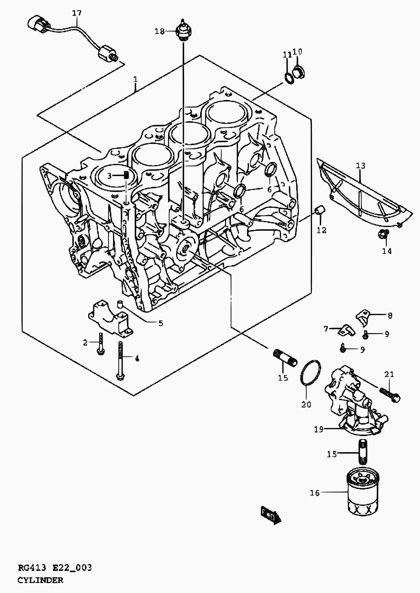 Suzuki 37820 82001 - Sensor, presión de aceite parts5.com